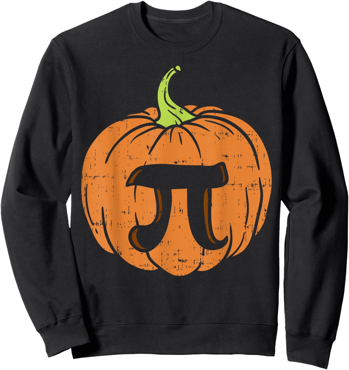 Pumpkin Pi Math Shirt Halloween Thanksgiving Pie Day Costume Sweatshirt - Sweatshirt | Black