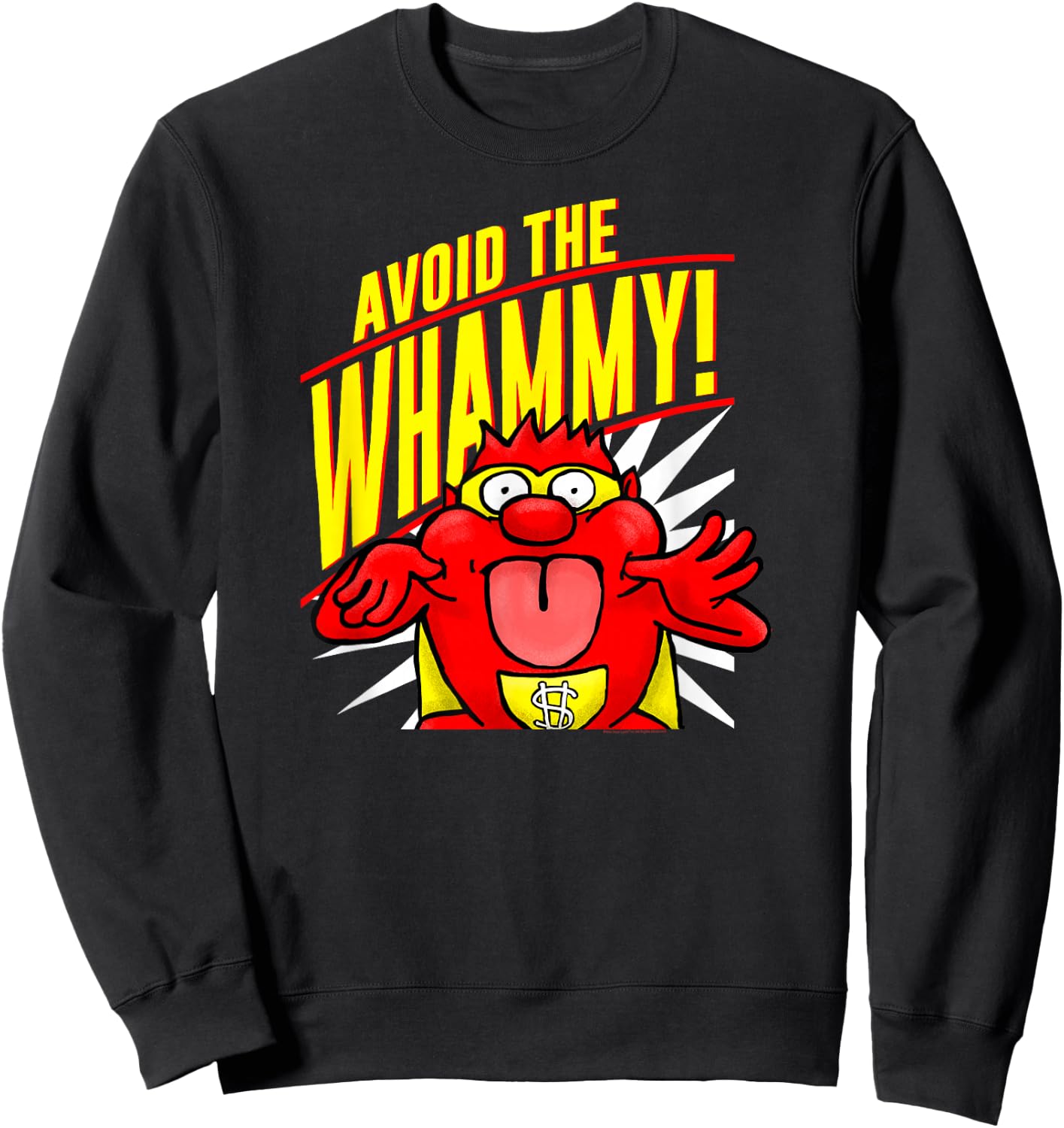 Press Your Luck: Avoid the Whammy Sweatshirt - Sweatshirt | Black