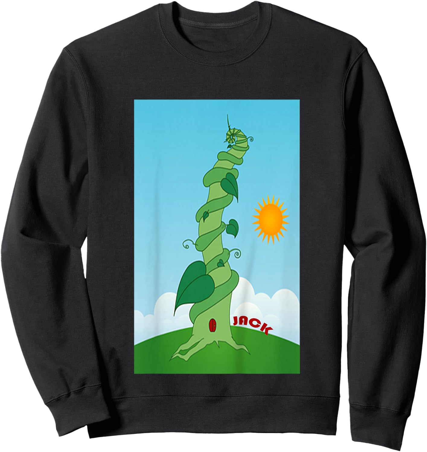 Kids Jack and the beanstalk Sweatshirt - Sweatshirt | Black