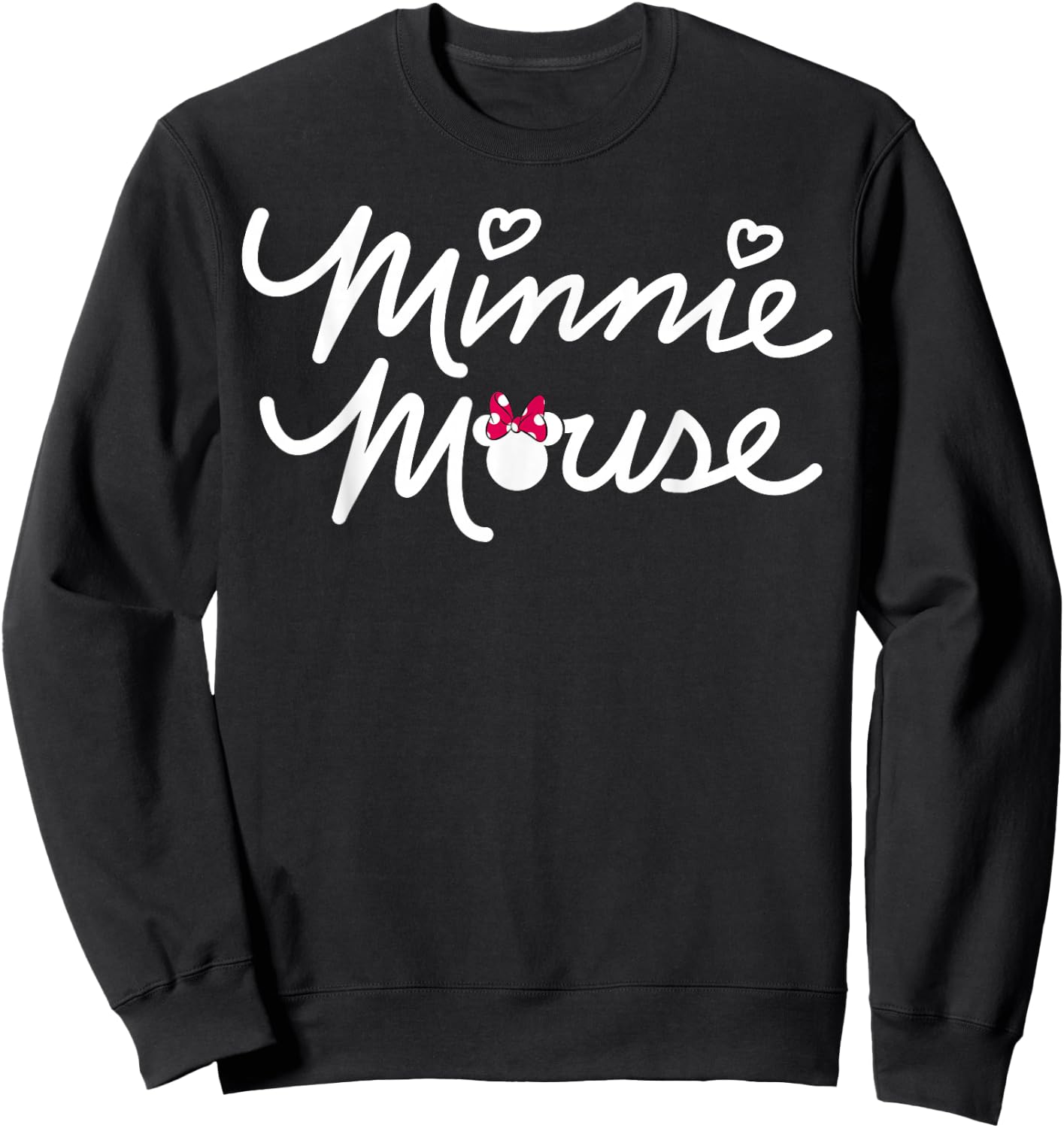 Disney - Minnie Mouse Script Sweatshirt - Sweatshirt | Black