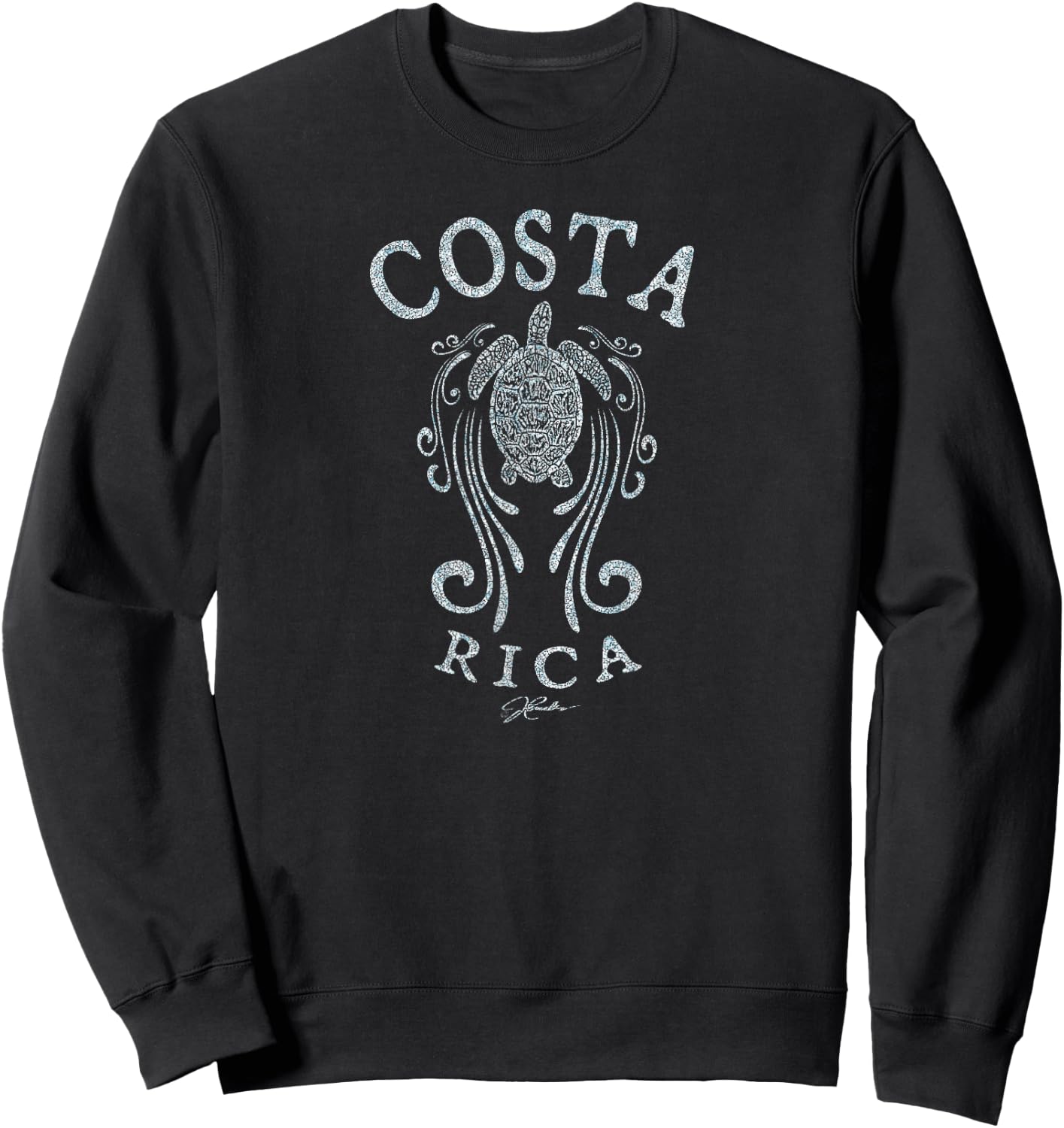 JCombs Costa Rica Sea Turtle Sweatshirt - Sweatshirt | Black