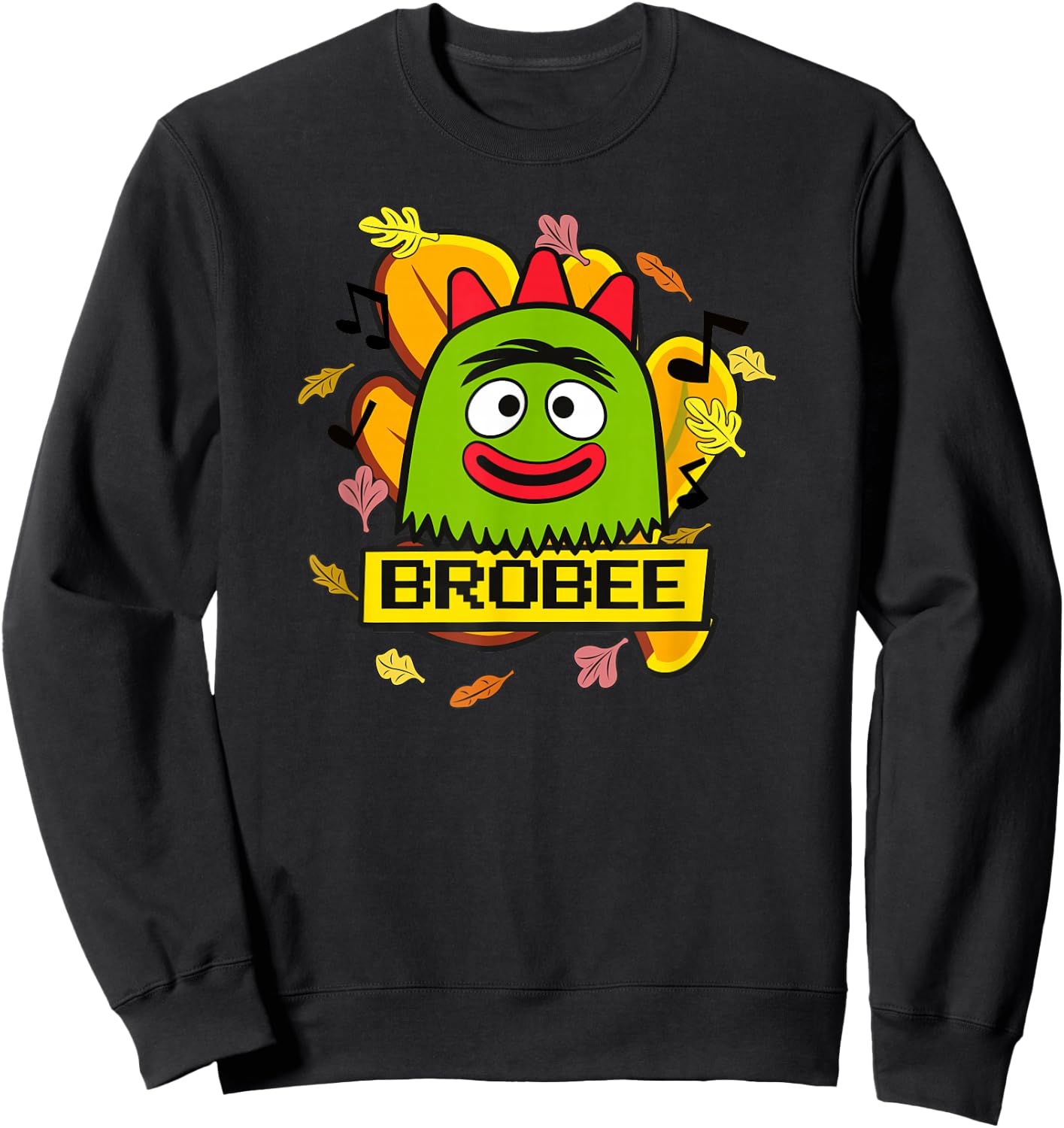 Yo Gabba Gabba - Classic Brobee 02 Sweatshirt - Sweatshirt | Black