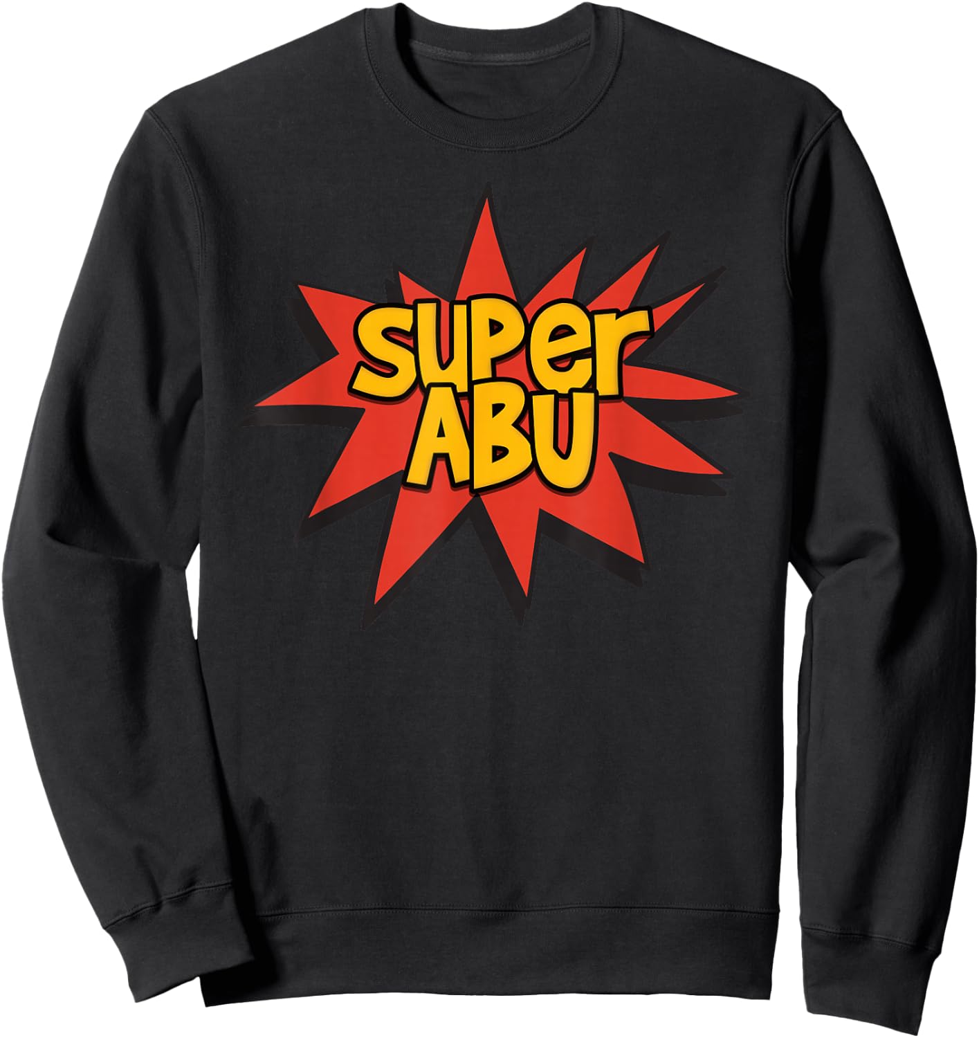 Spanish Grandparent - Super Abu Superhero Abuelo / Abuela Sweatshirt - Sweatshirt | Black