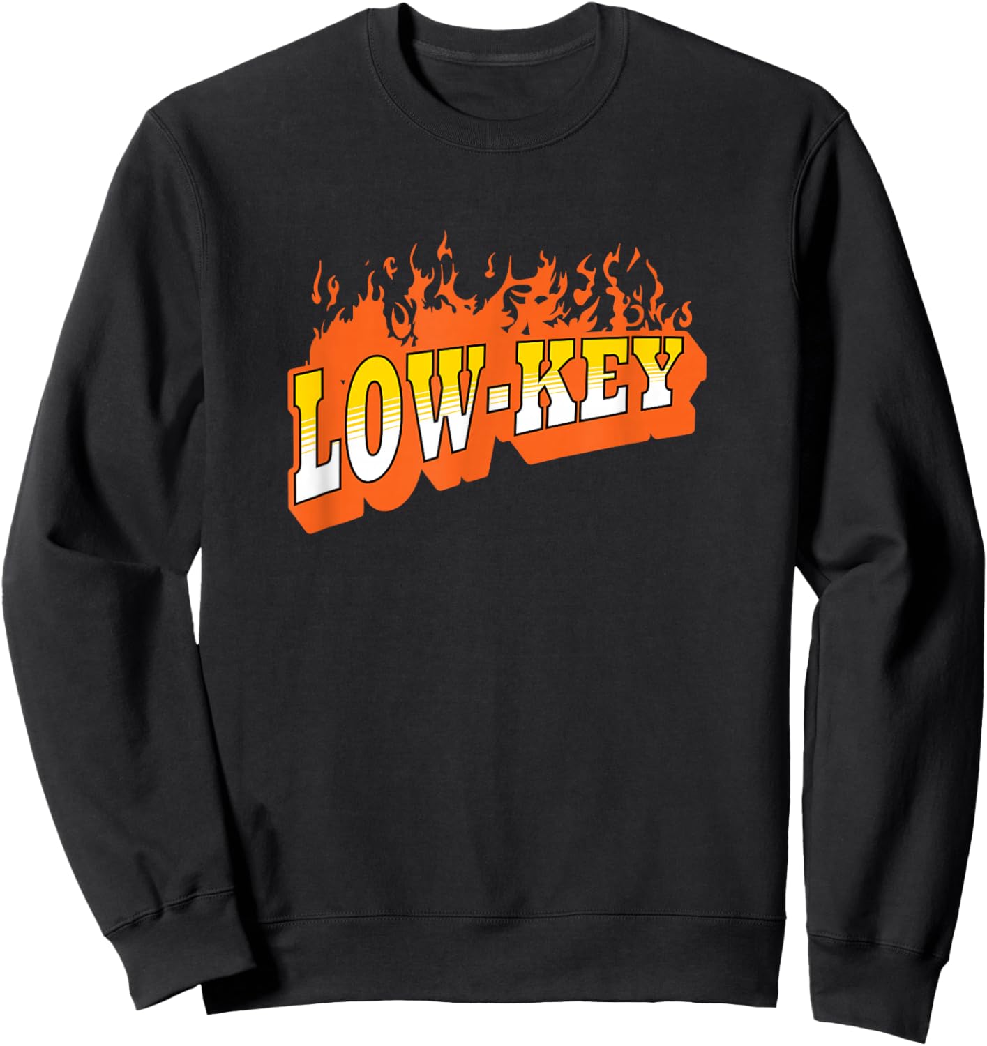 Low Key Fire Sweatshirt - Sweatshirt | Black