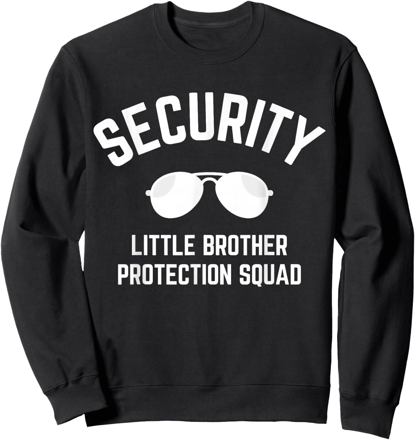 Security Brother Protection Squad - Boys Toddler Sweatshirt - Sweatshirt | Black