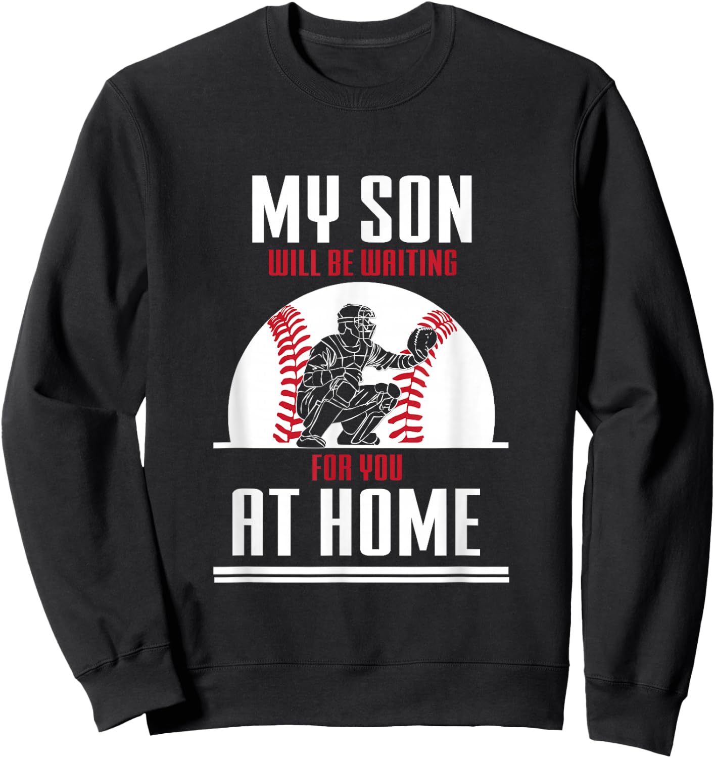 Baseball Catcher Shirt Sport Team Coach Gift Sweatshirt - Sweatshirt | Black