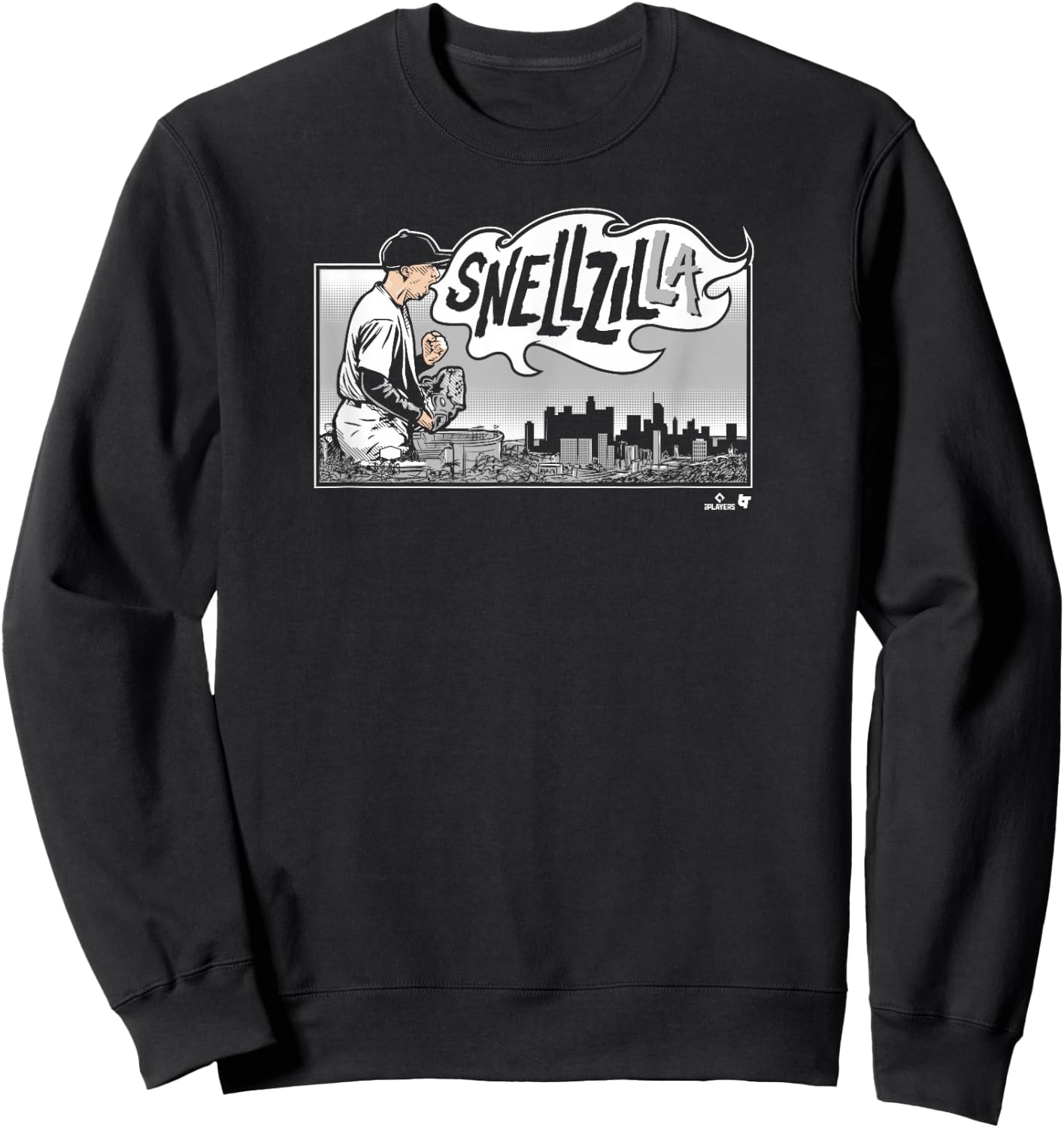 Blake Snell - Snellzilla - Los Angeles Baseball Sweatshirt - Sweatshirt | Black