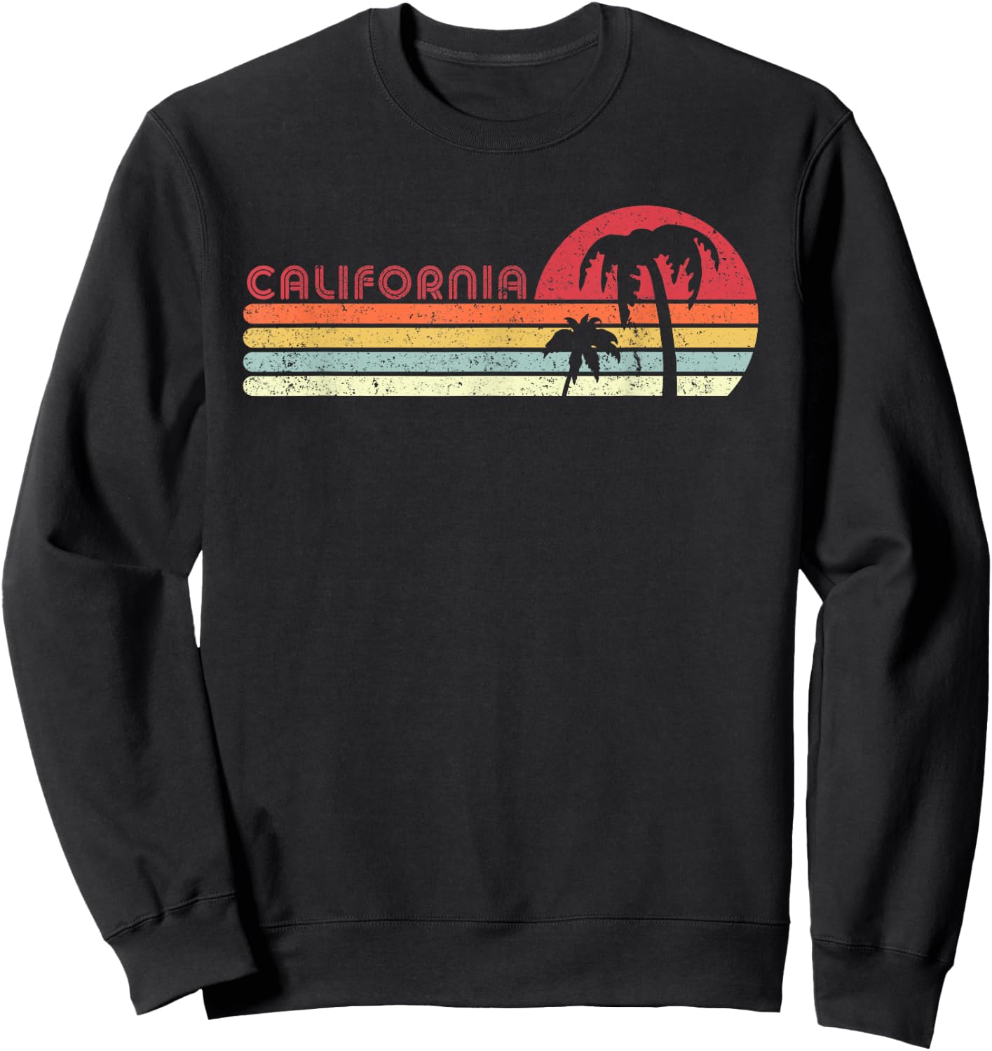 California Shirt. Retro Style CA, USA Sweatshirt - Sweatshirt | Black
