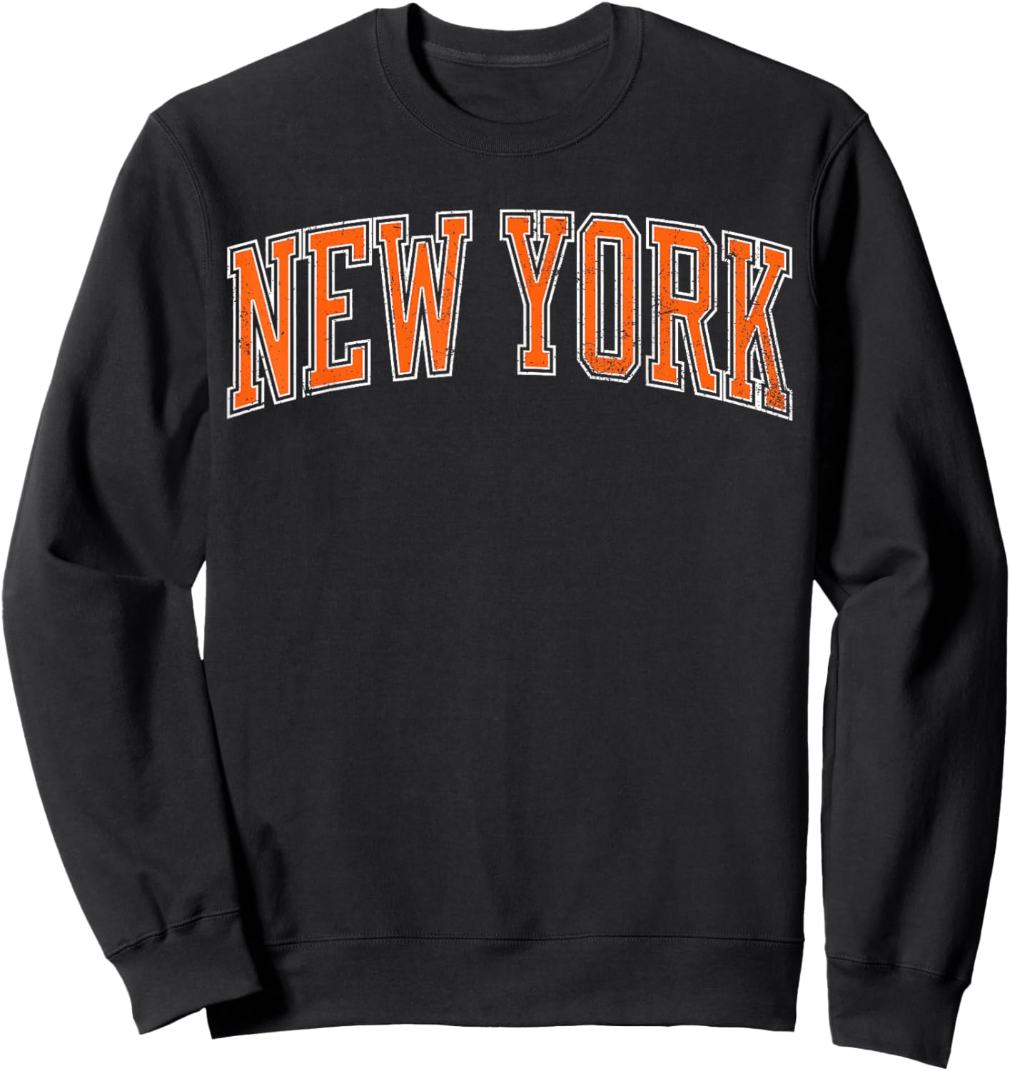 New York - Throwback Design - Classic Sweatshirt - Sweatshirt | Black