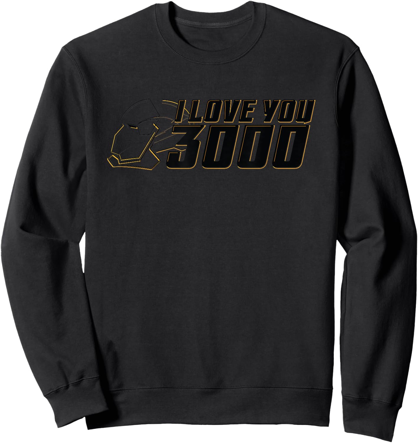 Marvel Avengers: Endgame "I Love You 3000" Helmet Highlight Sweatshirt - Sweatshirt | Black