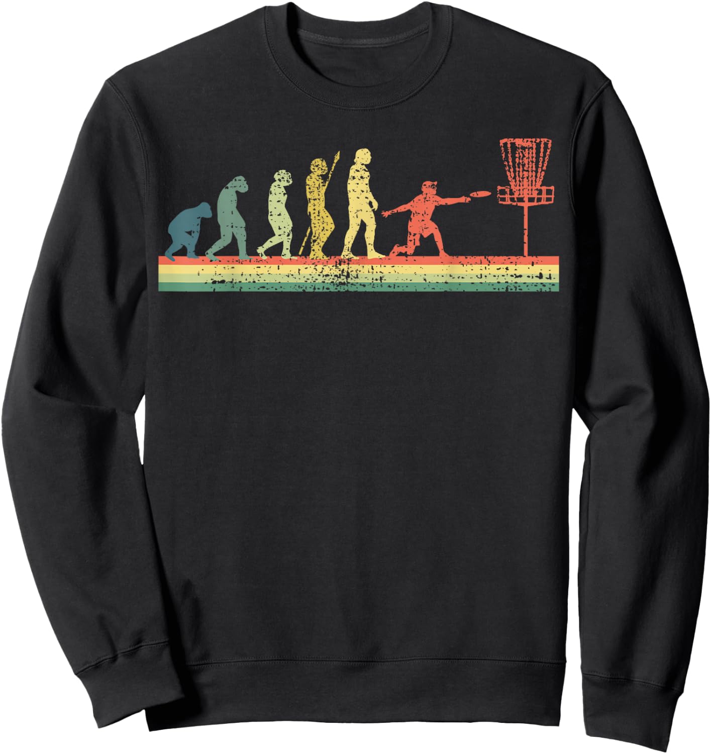 Disc Golf Funny Sports Gift Sweatshirt - Sweatshirt | Black
