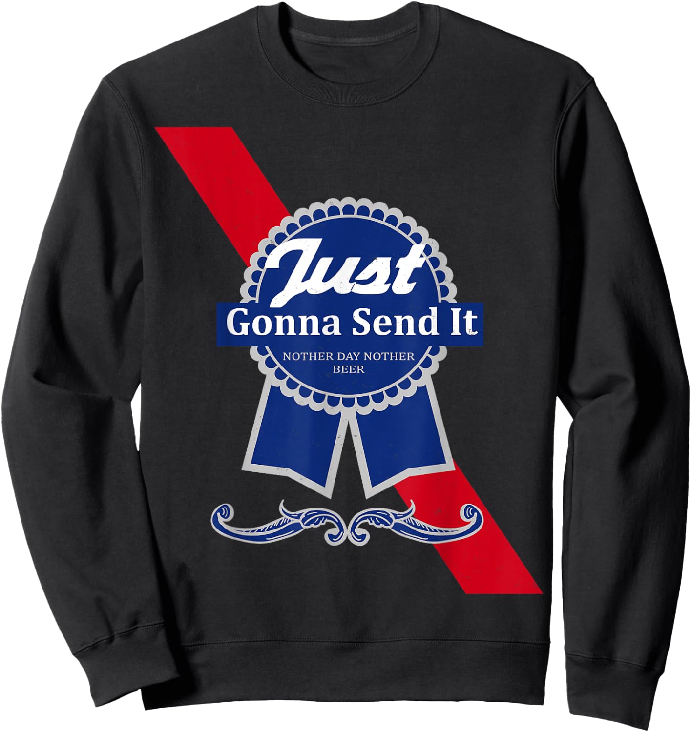 Just Gonna Send It Sweatshirt - Sweatshirt | Black