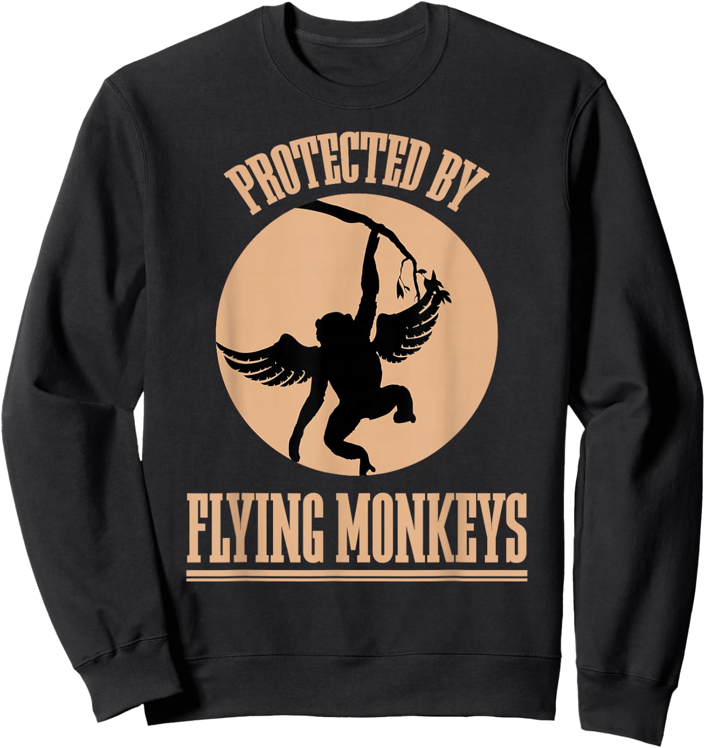 Protected Wizard of OZ Wicked Witch Get My Flying Monkeys Sweatshirt - Sweatshirt | Black