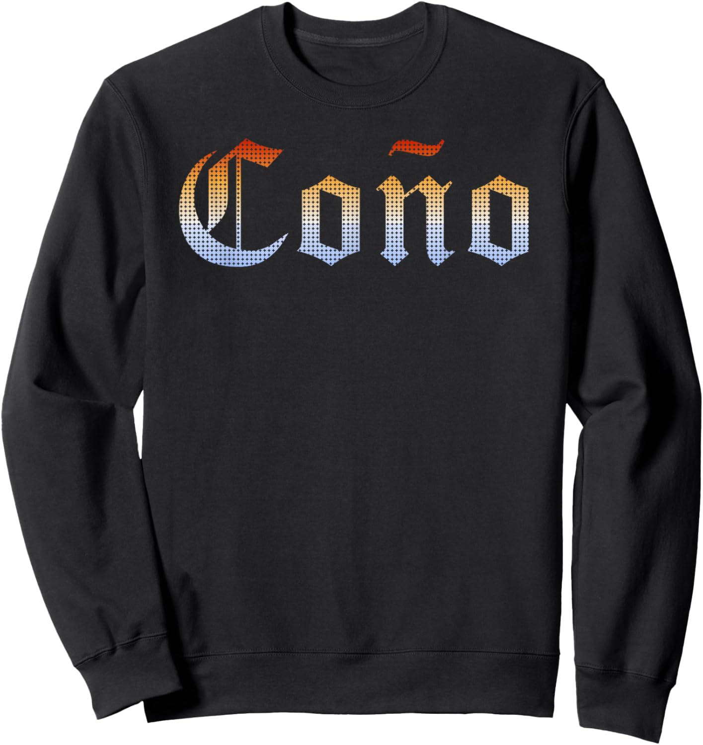 Cono Retro Vintage Funny Sweatshirt - Sweatshirt | Black