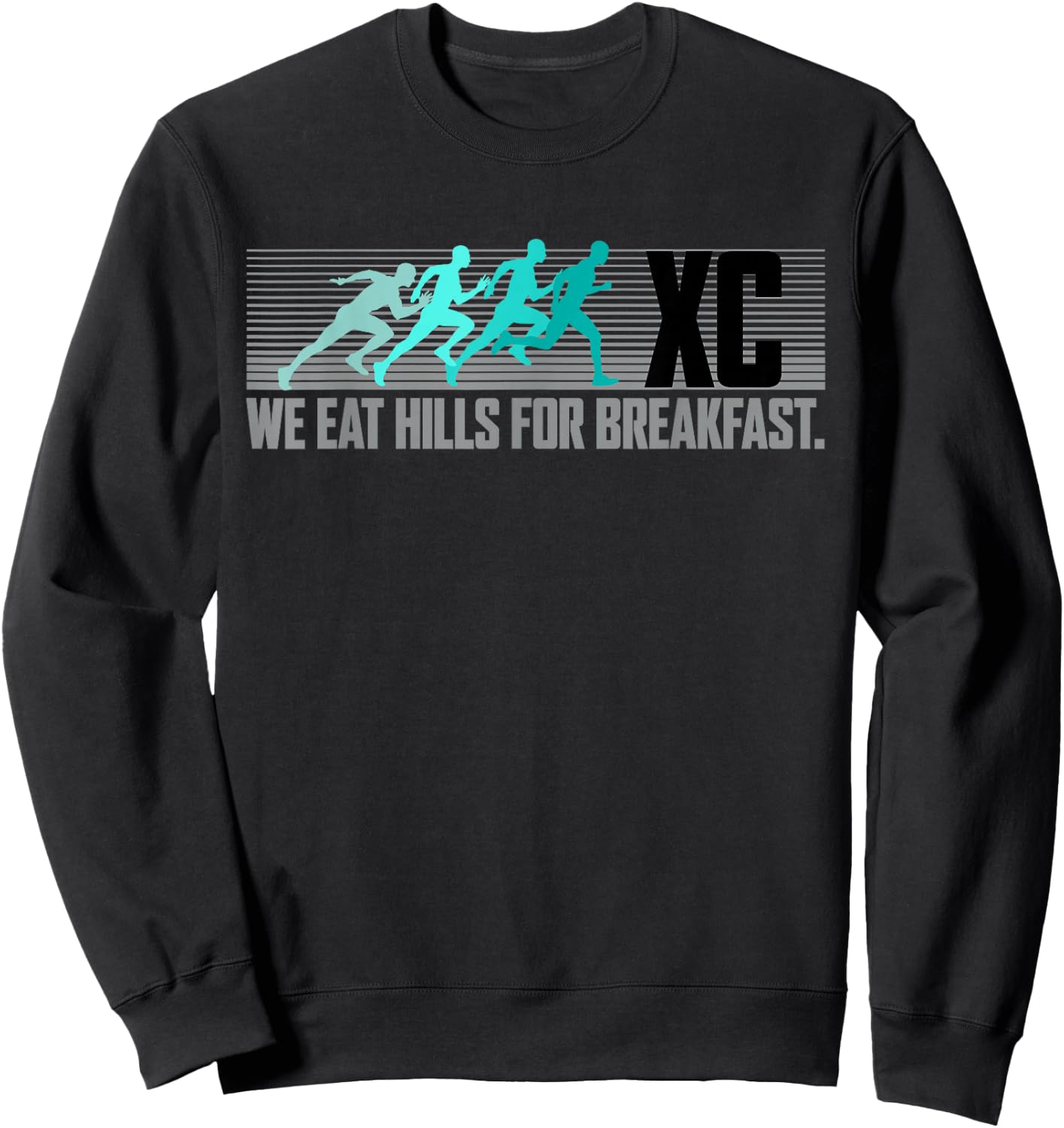 Cross Country Running Sweatshirt - Sweatshirt | Black