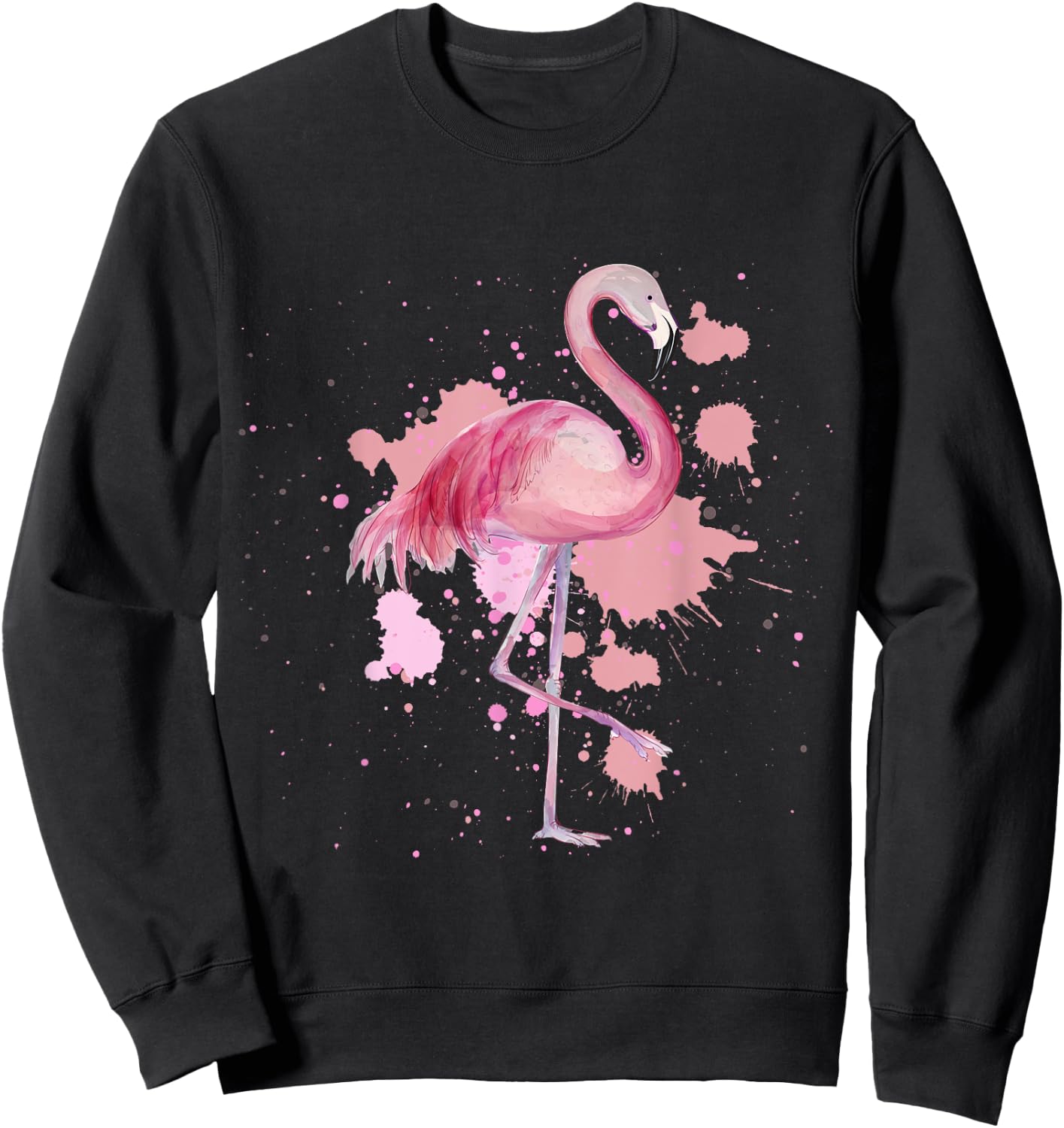 Flamingo Sweatshirt - Sweatshirt | Black