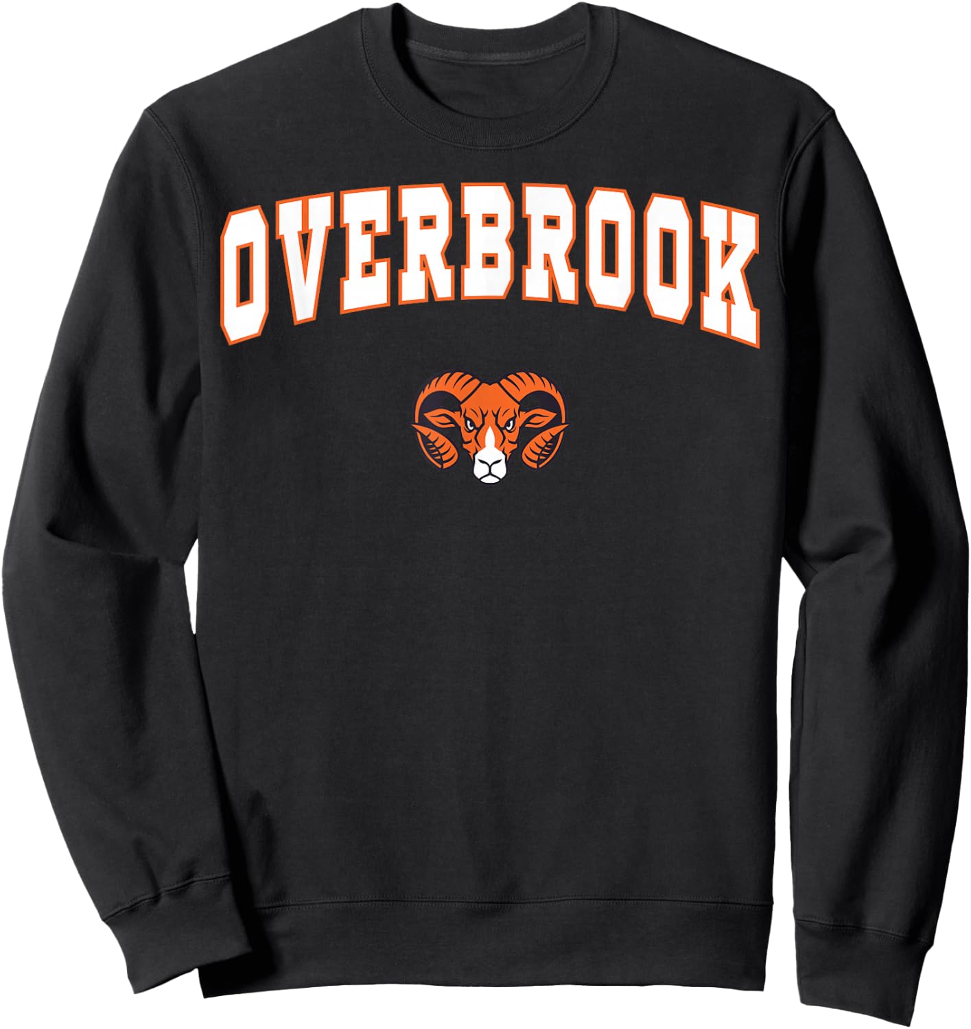 Overbrook High School Rams Sweatshirt - Sweatshirt | Black