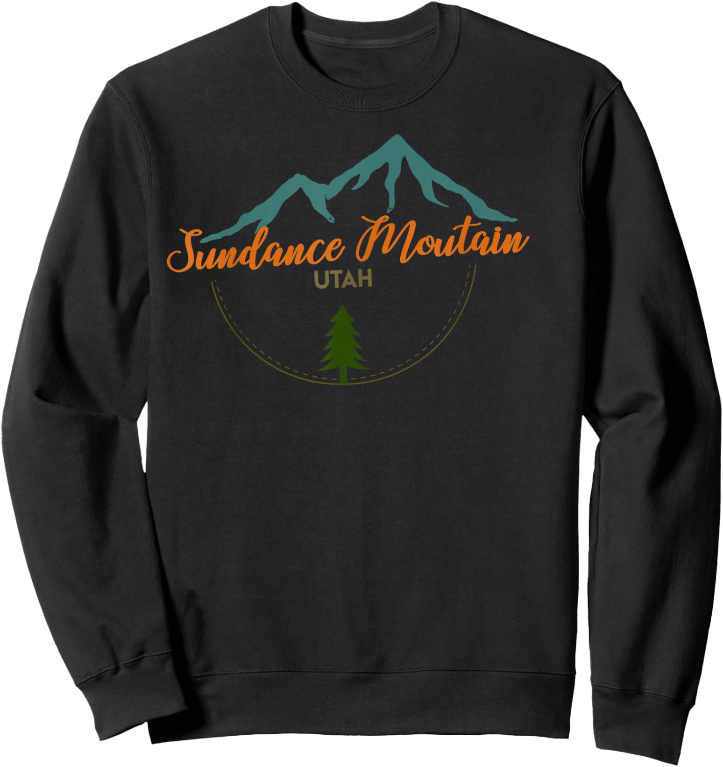 Sundance Mountain Utah Adventure Skiing Snowboard Shirt Sweatshirt - Sweatshirt | Black