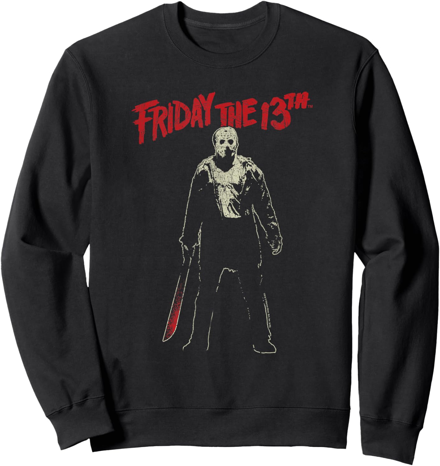 Friday the 13th Chchch Ahahah Sweatshirt - Sweatshirt | Black