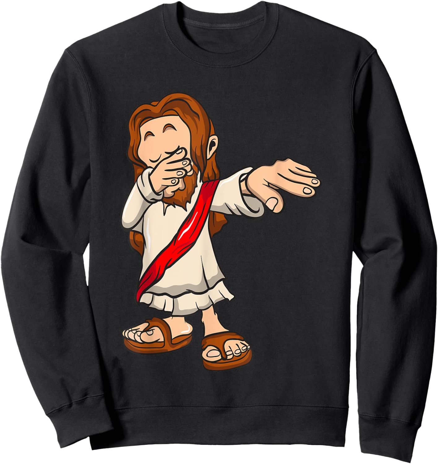 Dabbing Jesus Shirt Sweatshirt - Sweatshirt | Black