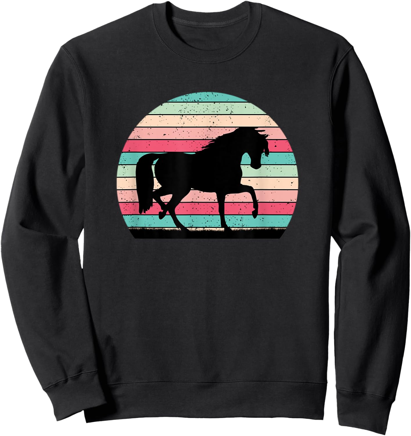 Arabian horse Beauty graphic design Sweatshirt - Sweatshirt | Black
