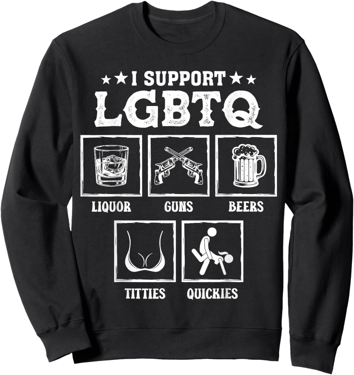 T-Shirt Sweatshirt - Sweatshirt | Black