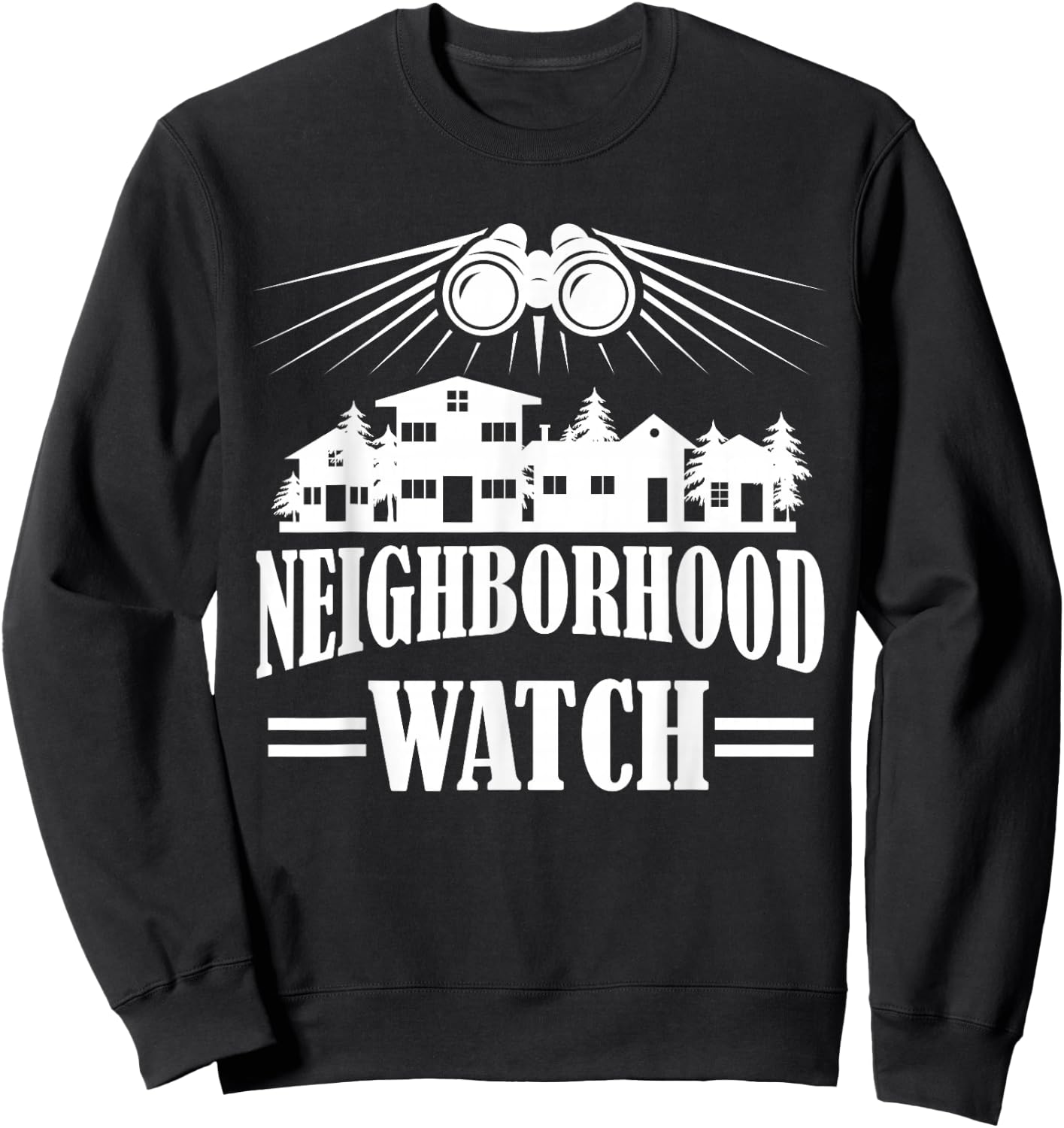 Neighborhood Watch Sweatshirt - Sweatshirt | Black
