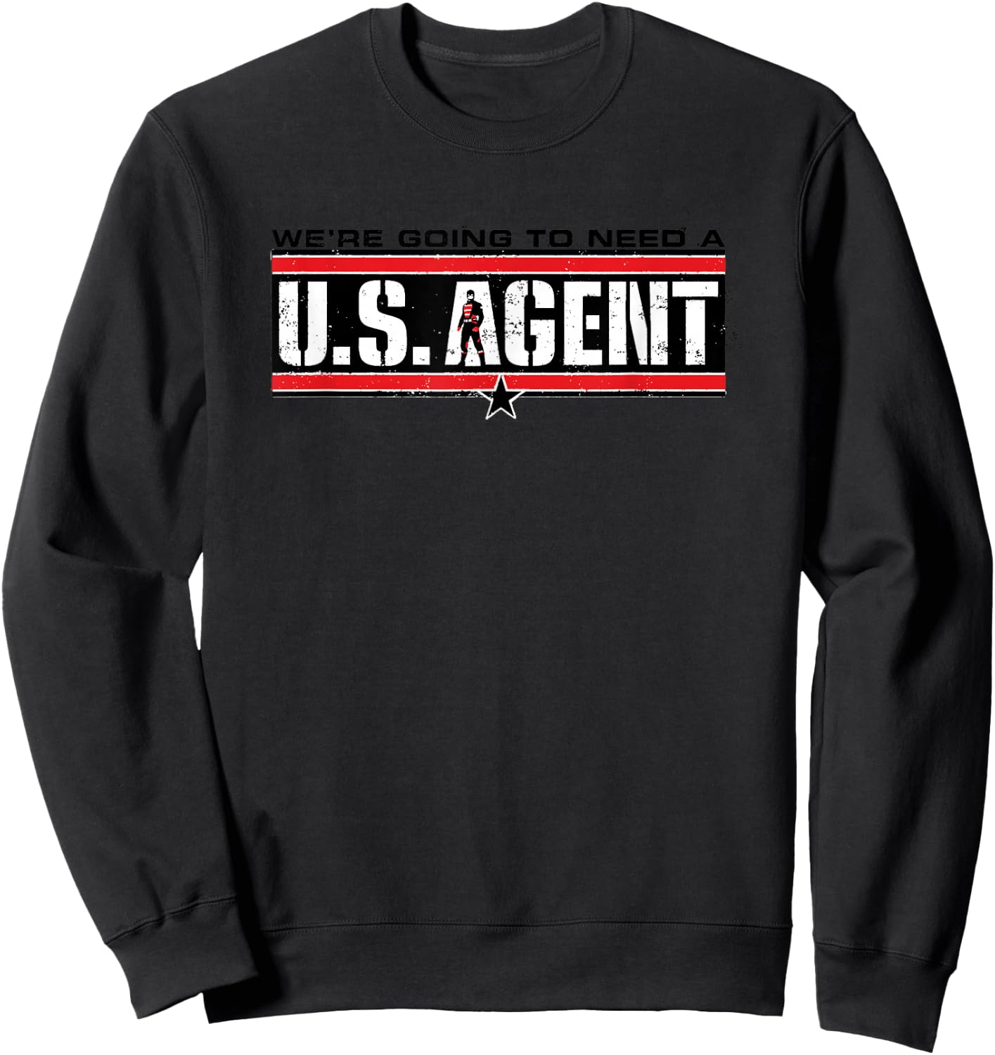 Marvel The Falcon and The Winter Soldier U.S. Agent Sweatshirt - Sweatshirt | Black