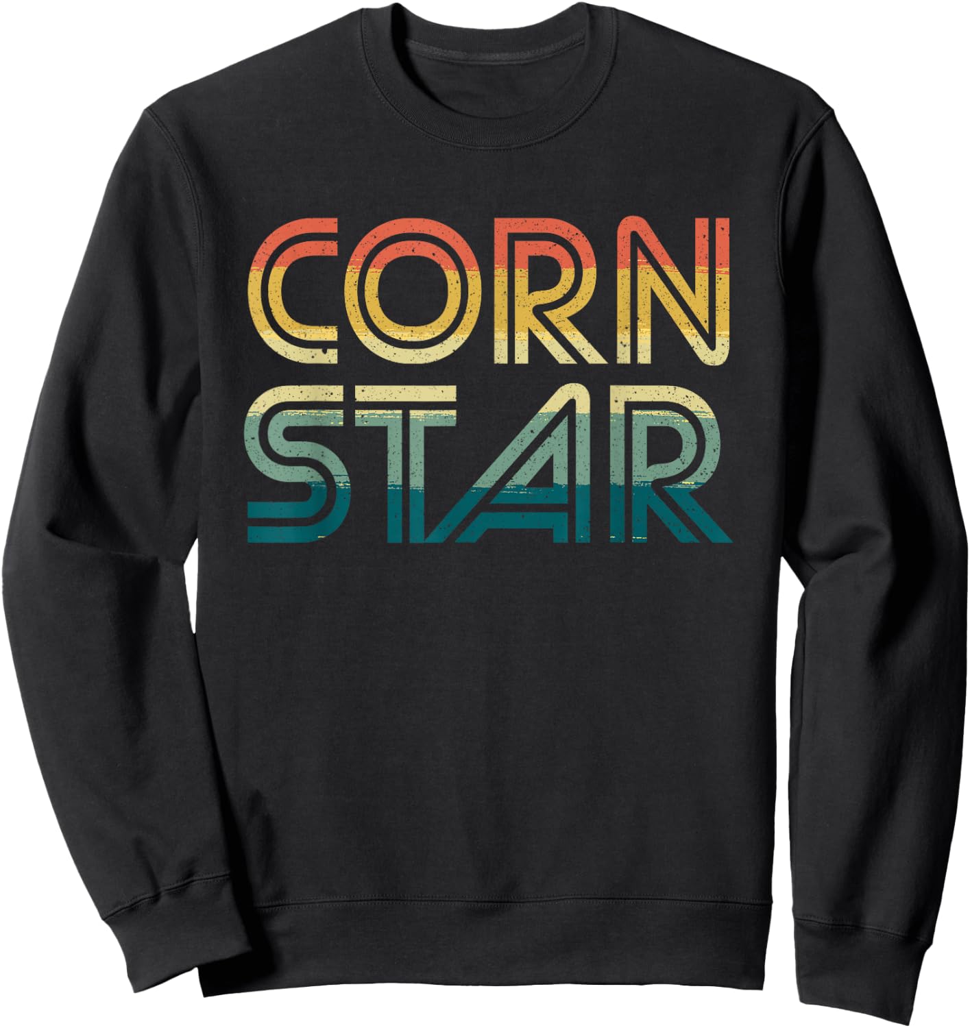 Corn Star Shirts Bean Bag Player - Funny Cornhole Gift Shirt Sweatshirt - Sweatshirt | Black