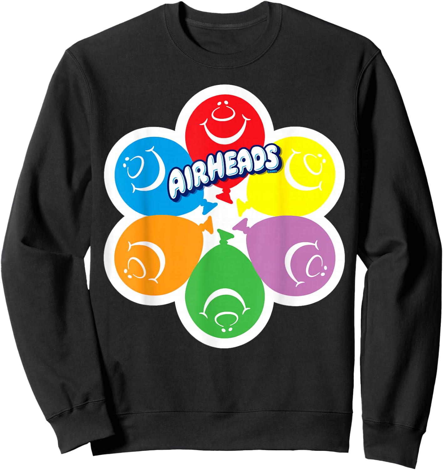 Airheads Flower Sweatshirt - Sweatshirt | Black