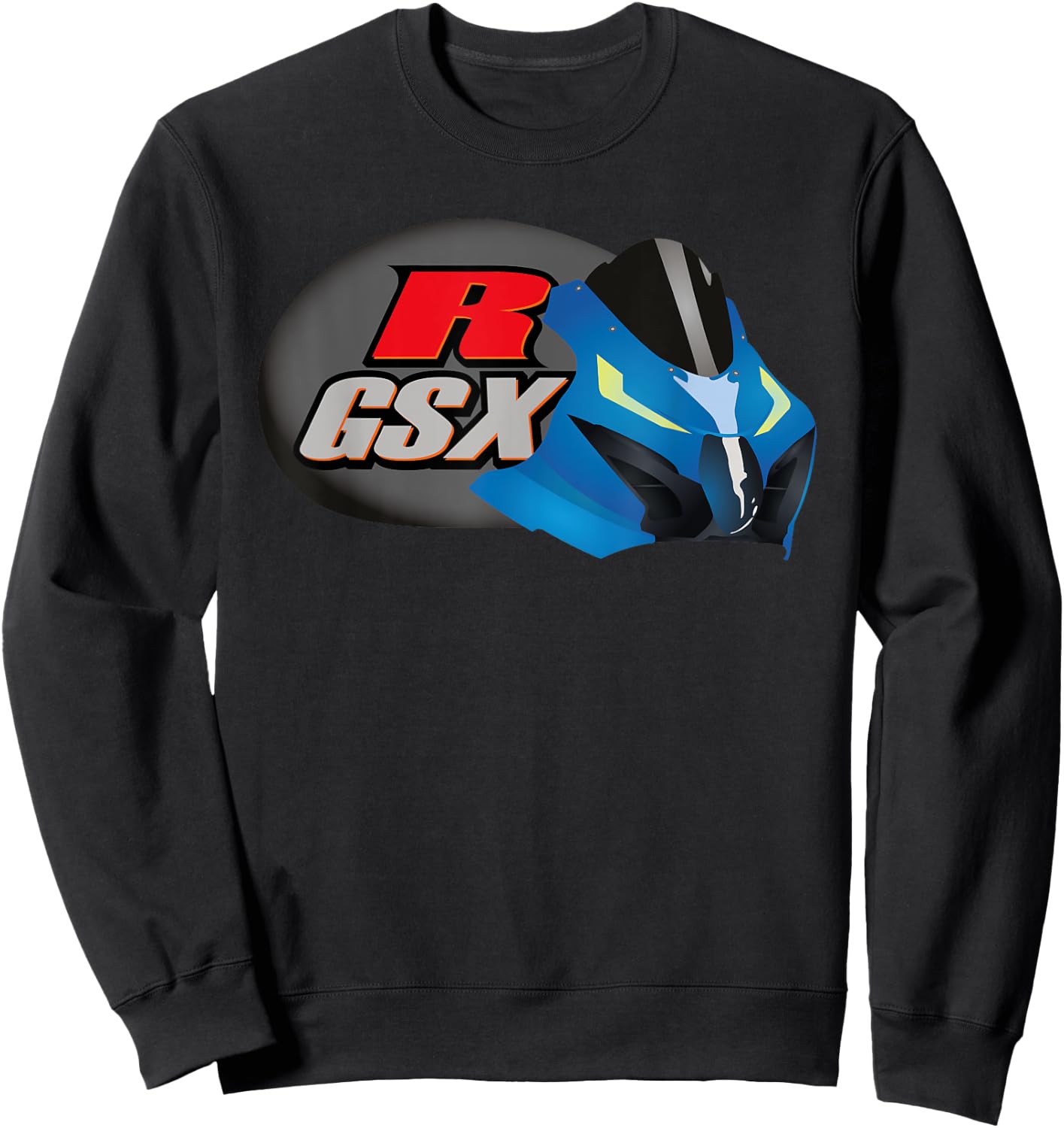 GSXR sport bike motorcycle gixxer Sweatshirt - Sweatshirt | Black