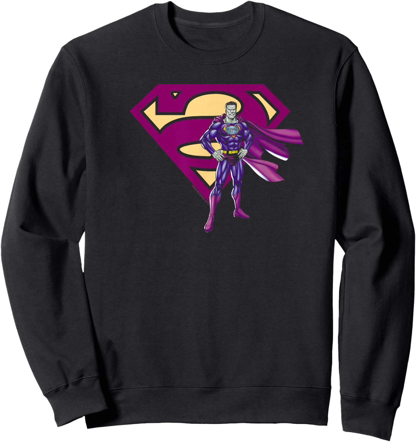 Superman Bizarro & Logo Sweatshirt - Sweatshirt | Black