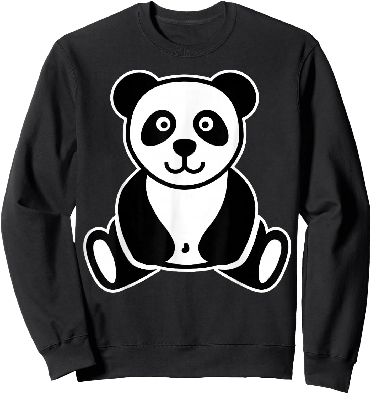 Cute panda bear Sweatshirt - Sweatshirt | Black