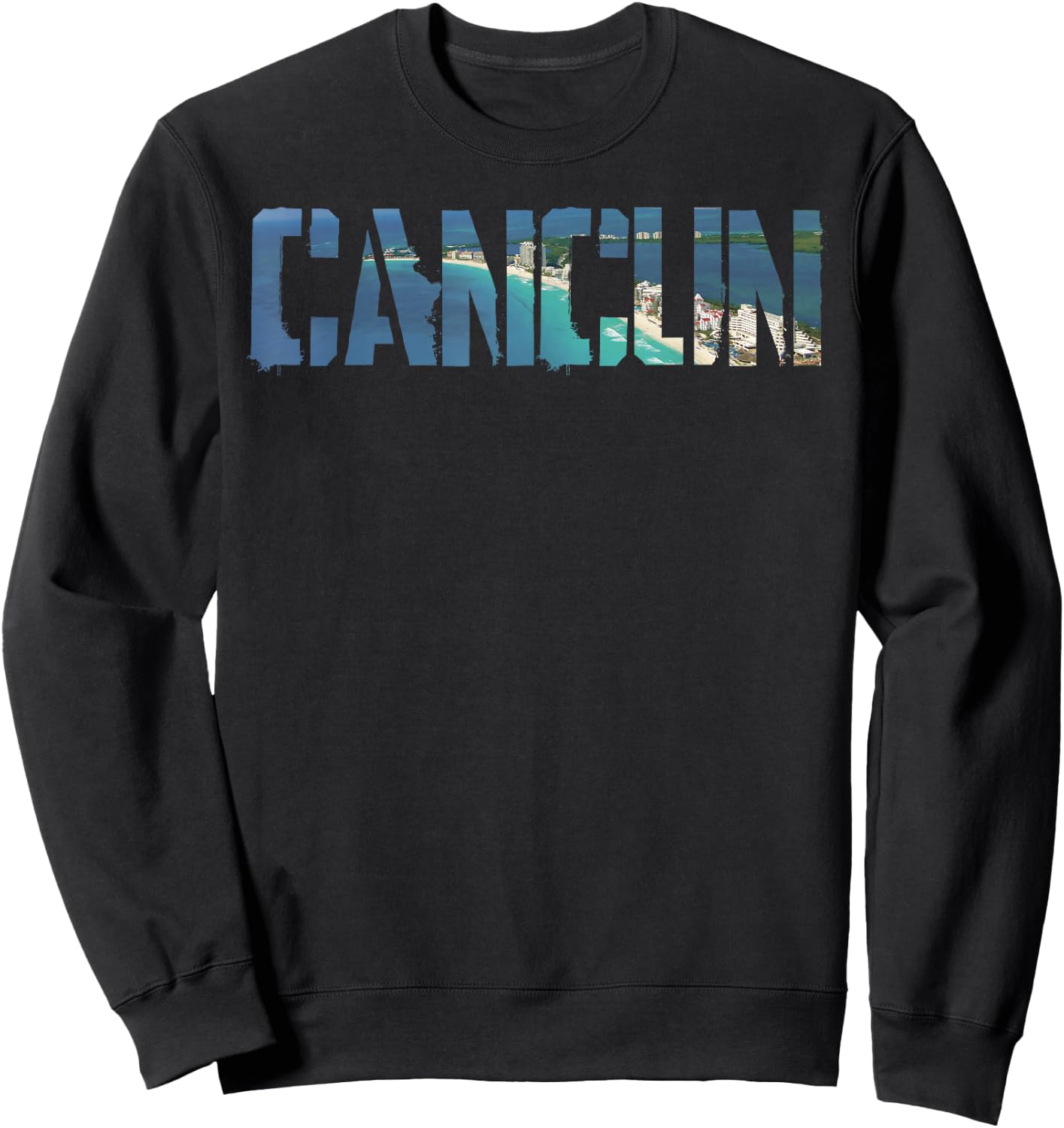 Cancun Mexico t shirt Sweatshirt - Sweatshirt | Black
