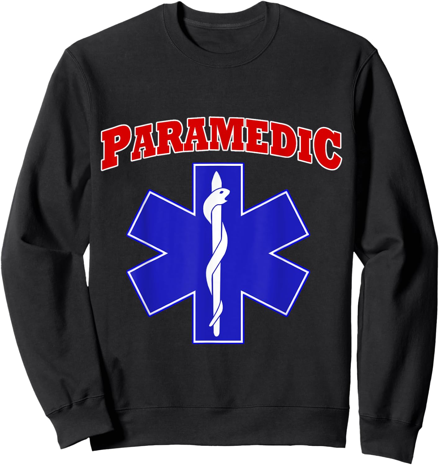 Paramedic Emergency Medical Services EMS Sweatshirt - Sweatshirt | Black