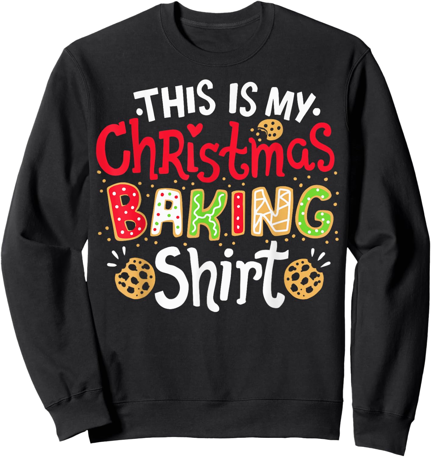 Christmas Baking Sweatshirt - Sweatshirt | Black