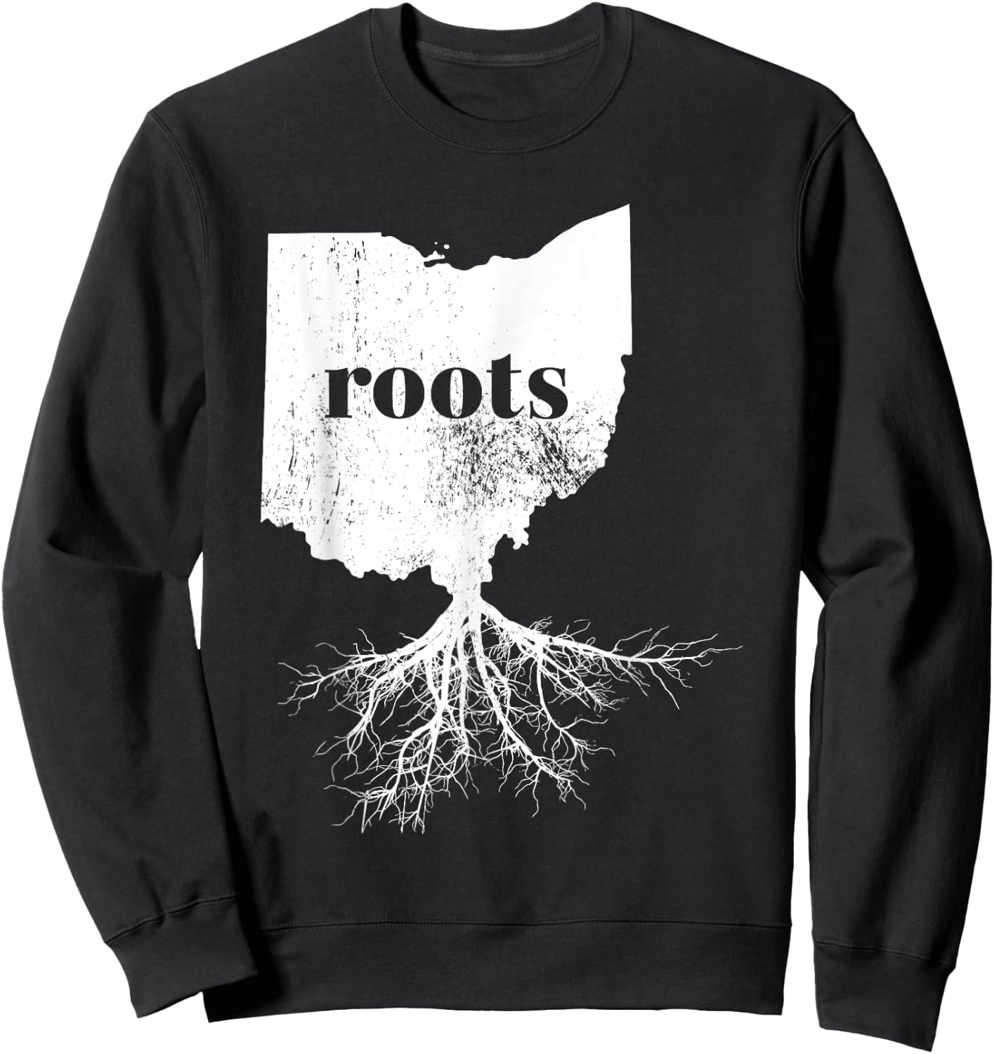 Ohio Shirt Men Women Kids Roots Home State Pride Love Gift Sweatshirt - Sweatshirt | Black