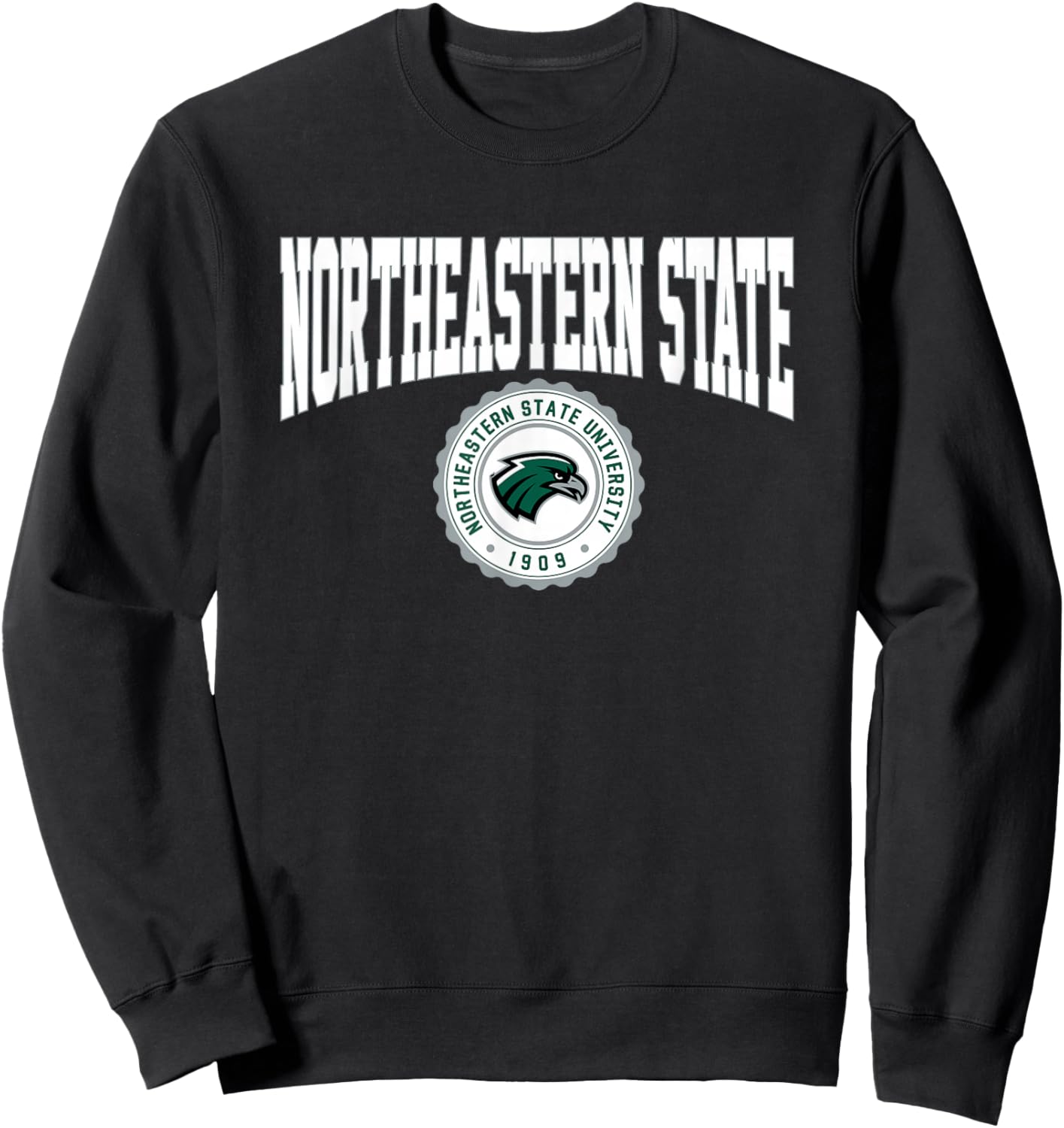 Northeastern State NSU RiverHawks Collegiate Seal Sweatshirt - Sweatshirt | Black
