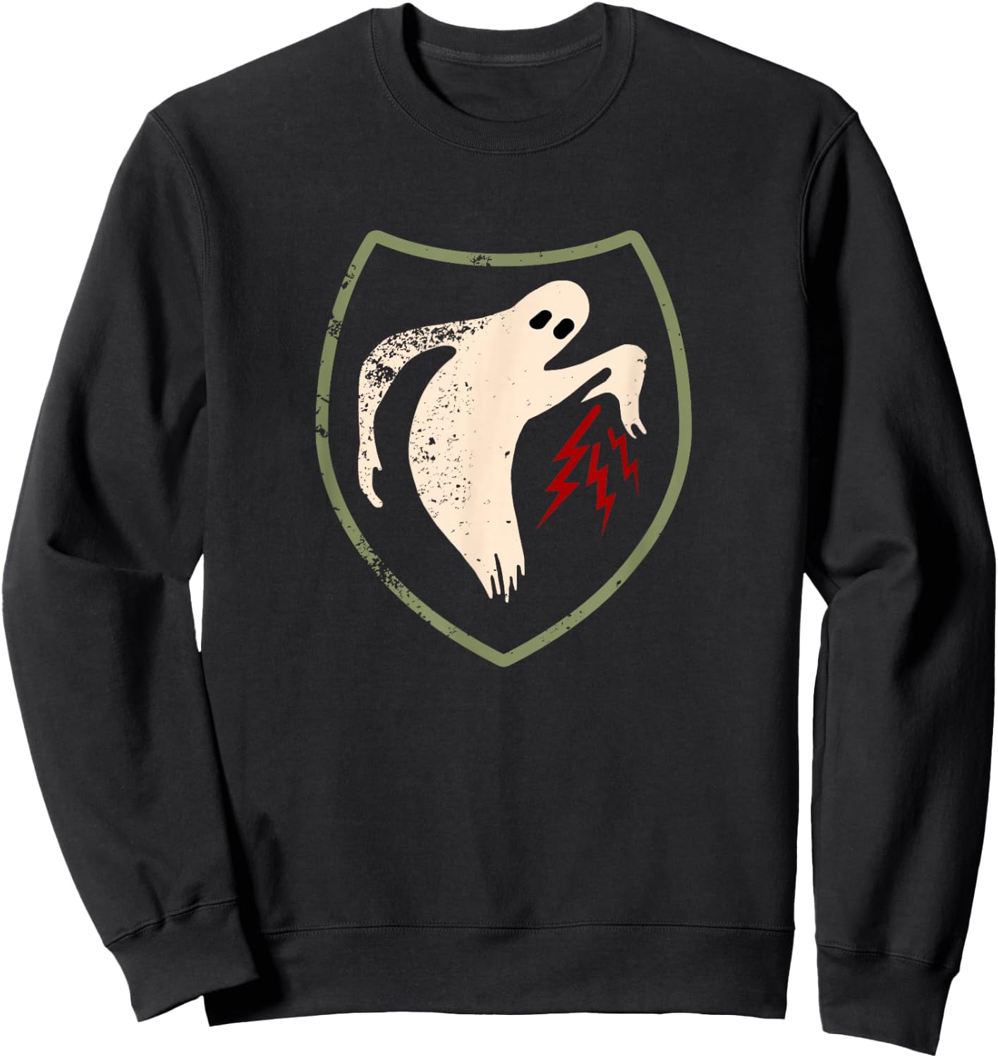 WWII Vintage Ghost Army World War 2 Ghost Army Sweatshirt - Sweatshirt | Black