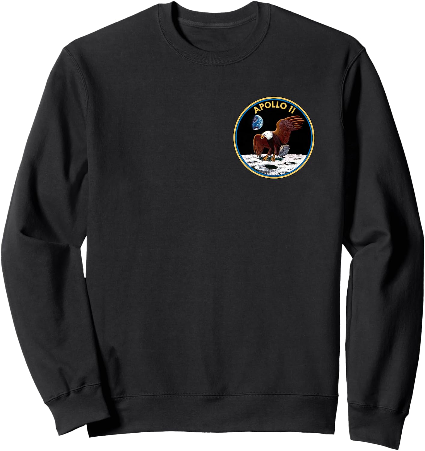 Apollo 11 - Apollo's 50th Anniversary - Pocket Logo Sweatshirt - Sweatshirt | Black