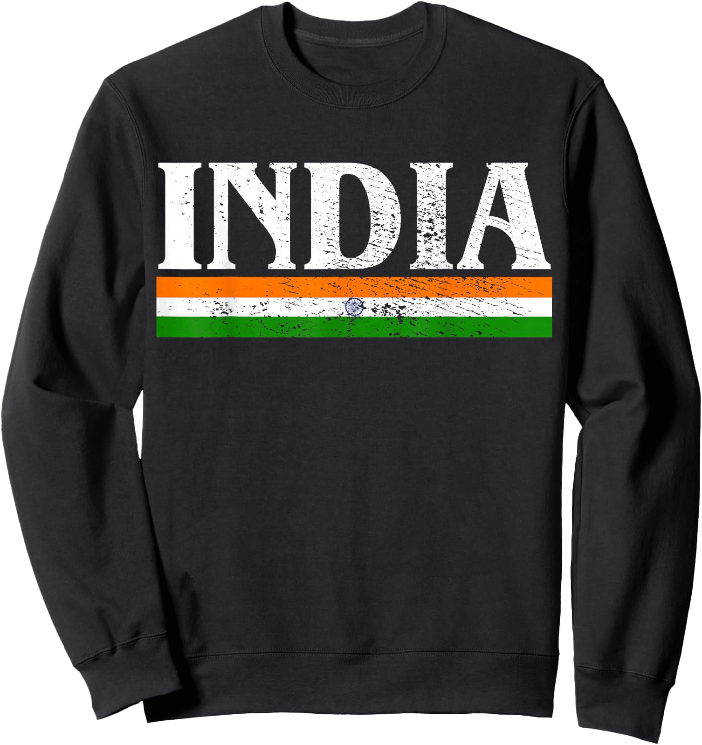 Travel Love India India Vintage Sweatshirt - Sweatshirt | Black