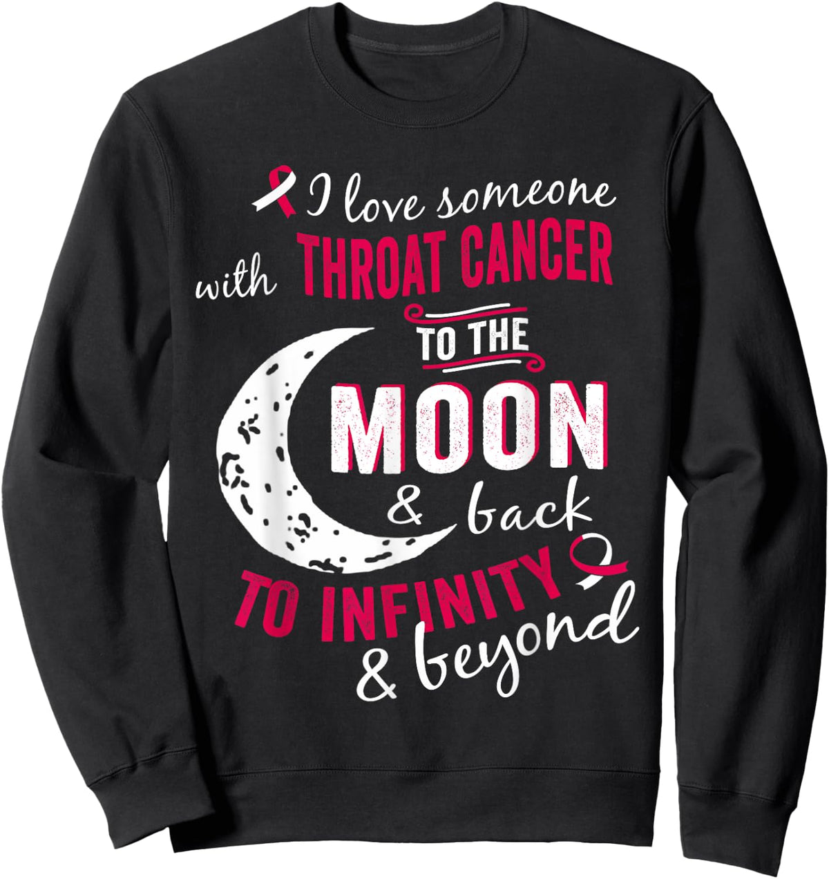 Throat Cancer Awareness Shirt /Men Sweatshirt - Sweatshirt | Black