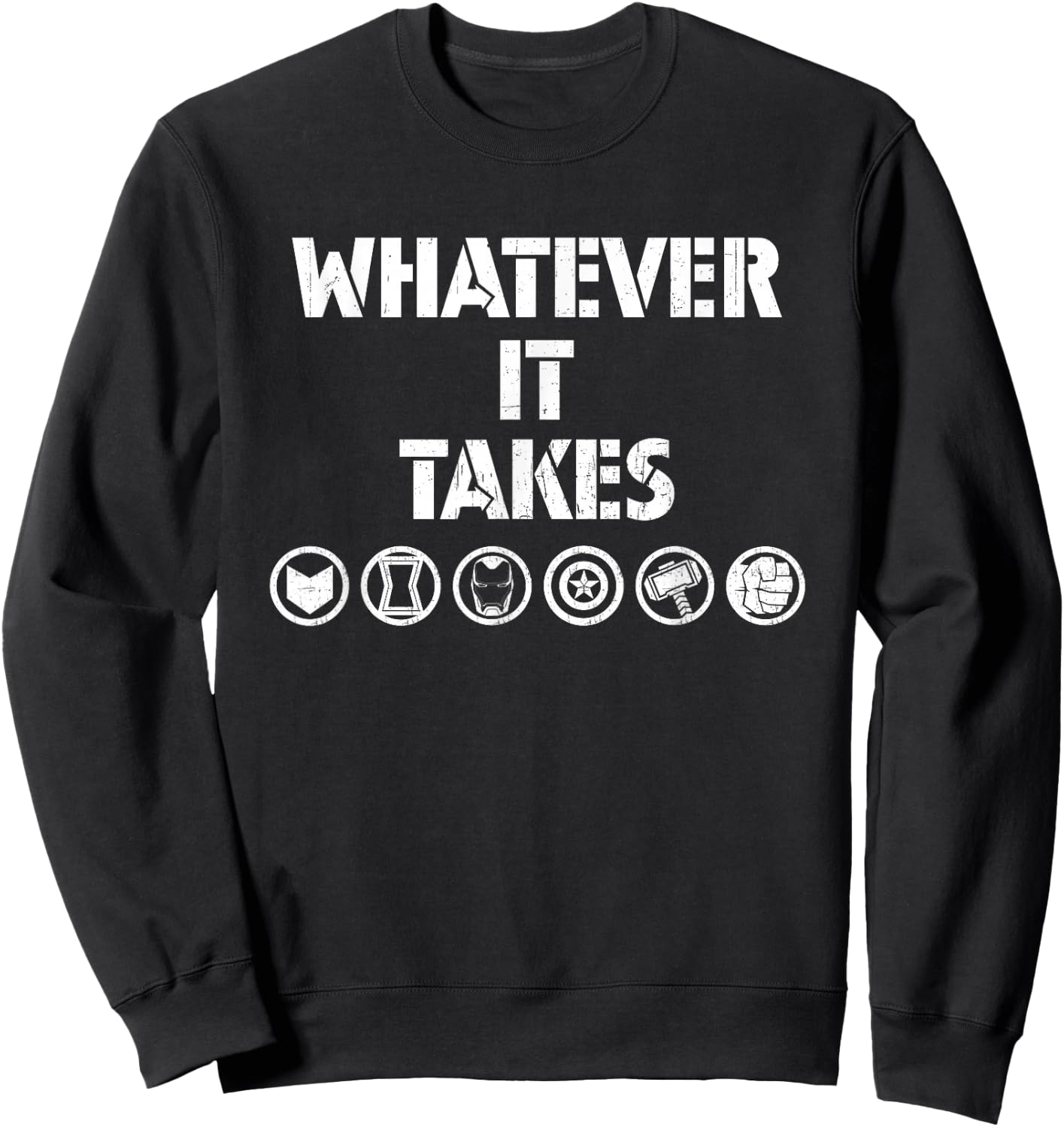 Marvel Avengers: Endgame Whatever It Takes Small Sweatshirt - Sweatshirt | Black