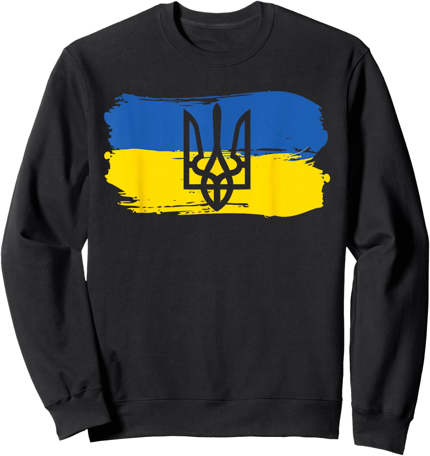 Ukraine Ukrainian Flag Ukrainians Gift Sweatshirt - Sweatshirt | Black