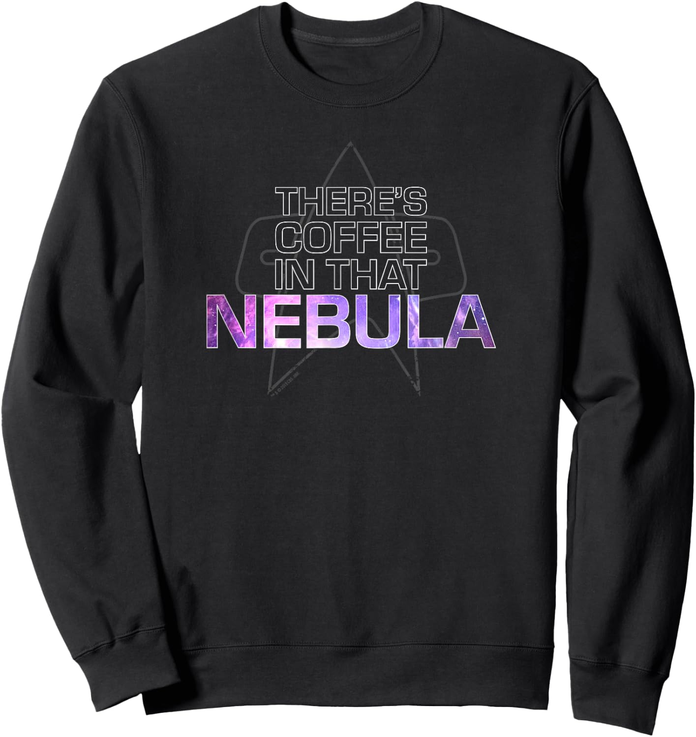 Star Trek: Voyager Coffee In That Nebula Sweatshirt - Sweatshirt | Black