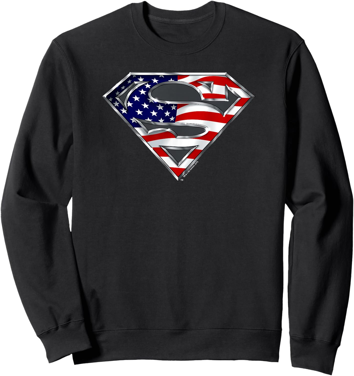 Superman All American Shield Sweatshirt - Sweatshirt | Black
