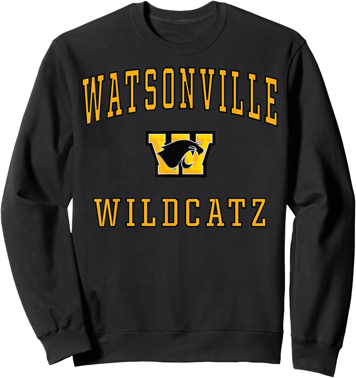 Watsonville High School Wildcatz C1 Sweatshirt - Sweatshirt | Black