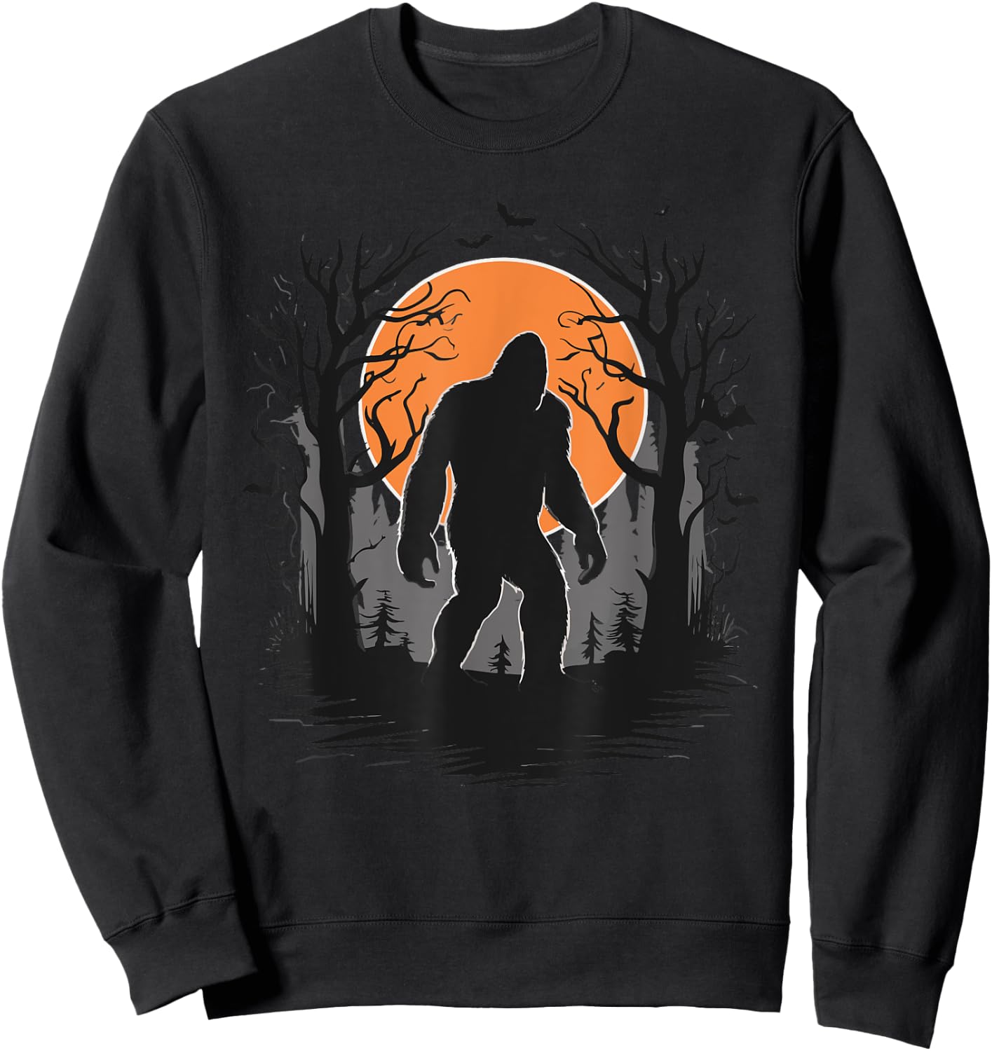 Bigfoot Halloween Sweatshirt - Sweatshirt | Black