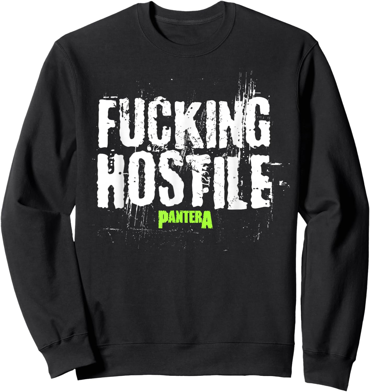 Pantera Official F-ing Hostile Sweatshirt - Sweatshirt | Black