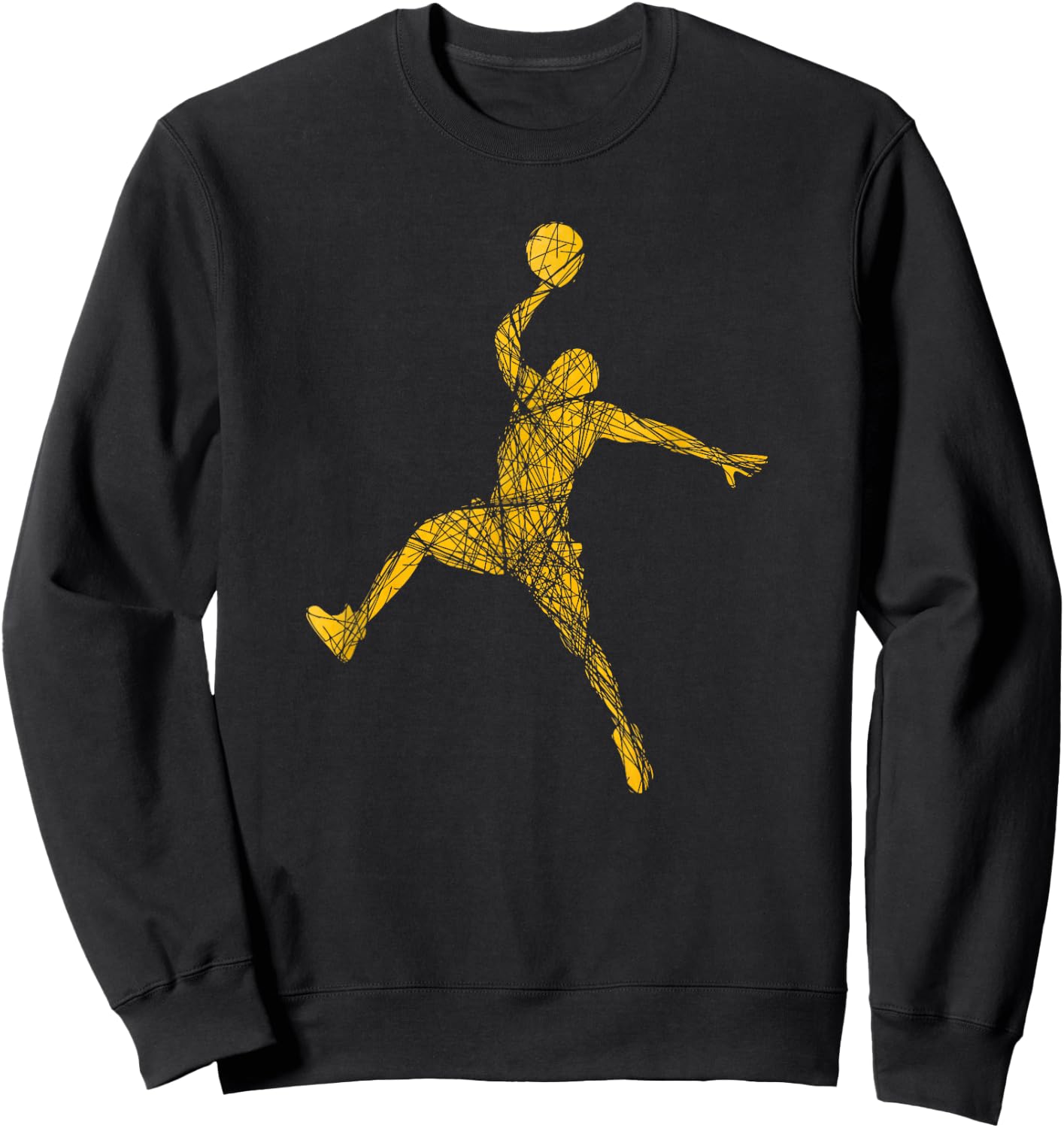 Basketball Sports Fan Men Kids Youth Player Sweatshirt - Sweatshirt | Black